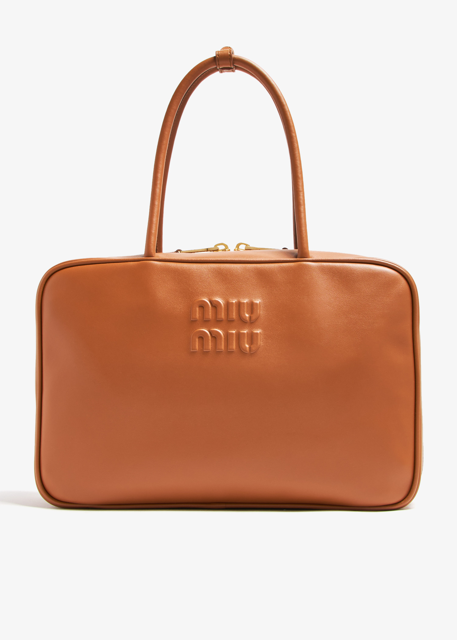 Leather top-handle bag, Brown
Leather top-handle bag, Brown