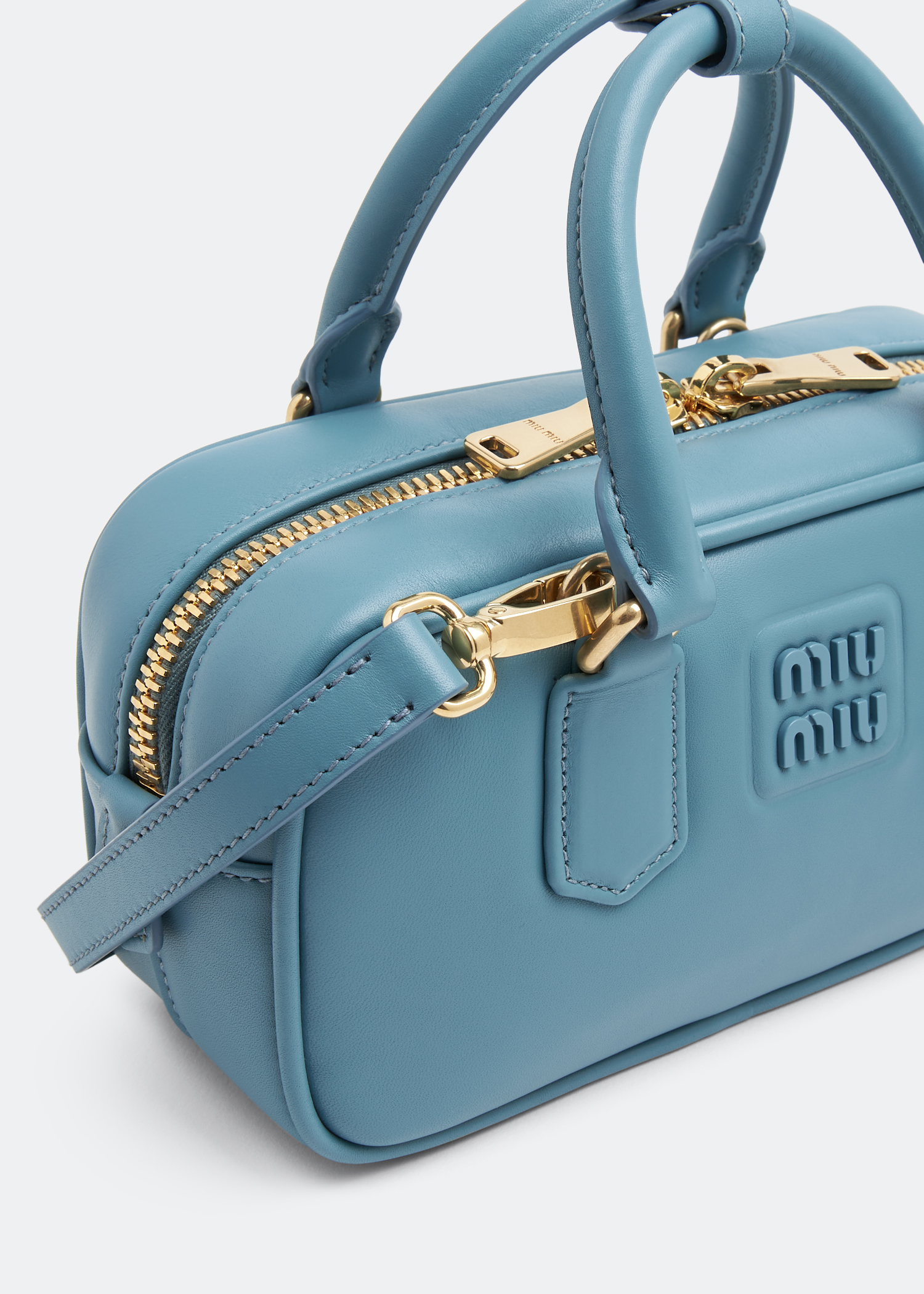 Arcadie leather bag, Blue