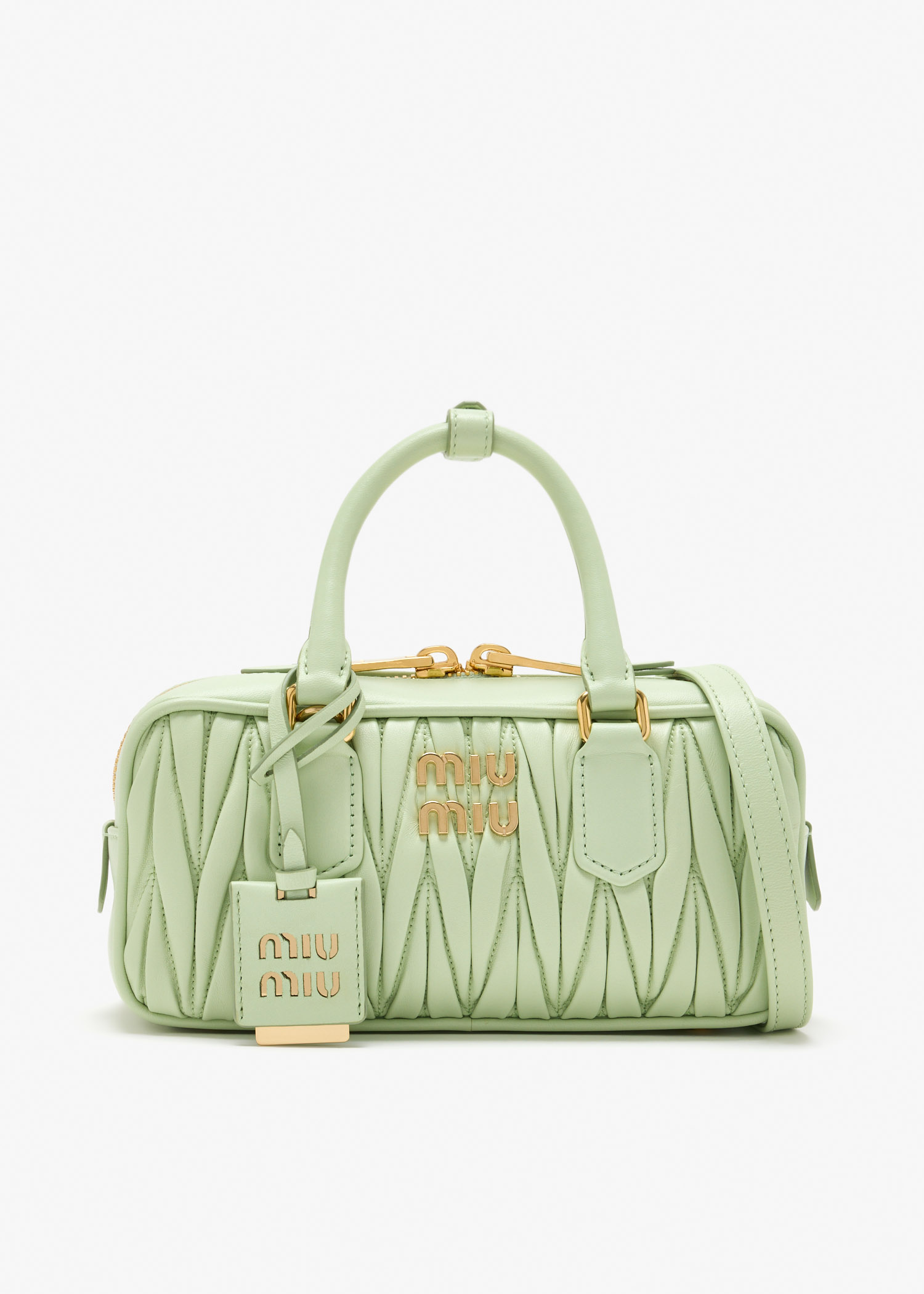 Arcadie matelassé nappa leather bag, Green
Arcadie matelassé nappa leather bag, Green