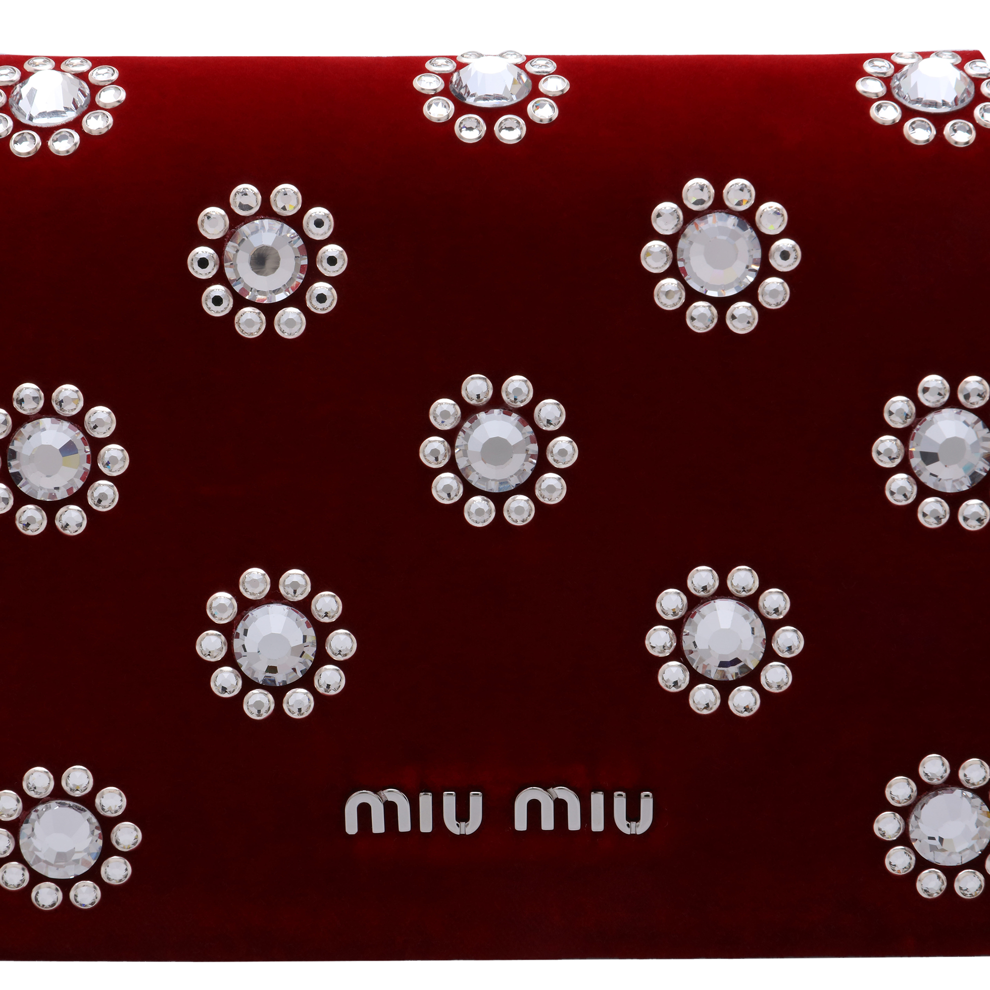 Starlight velvet bag, Red