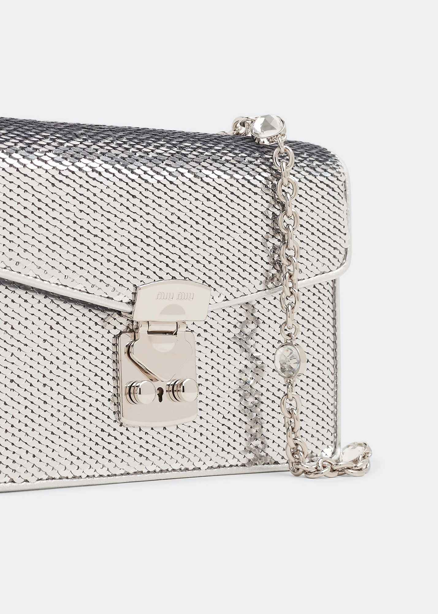 Miu Confidential bag, Silver