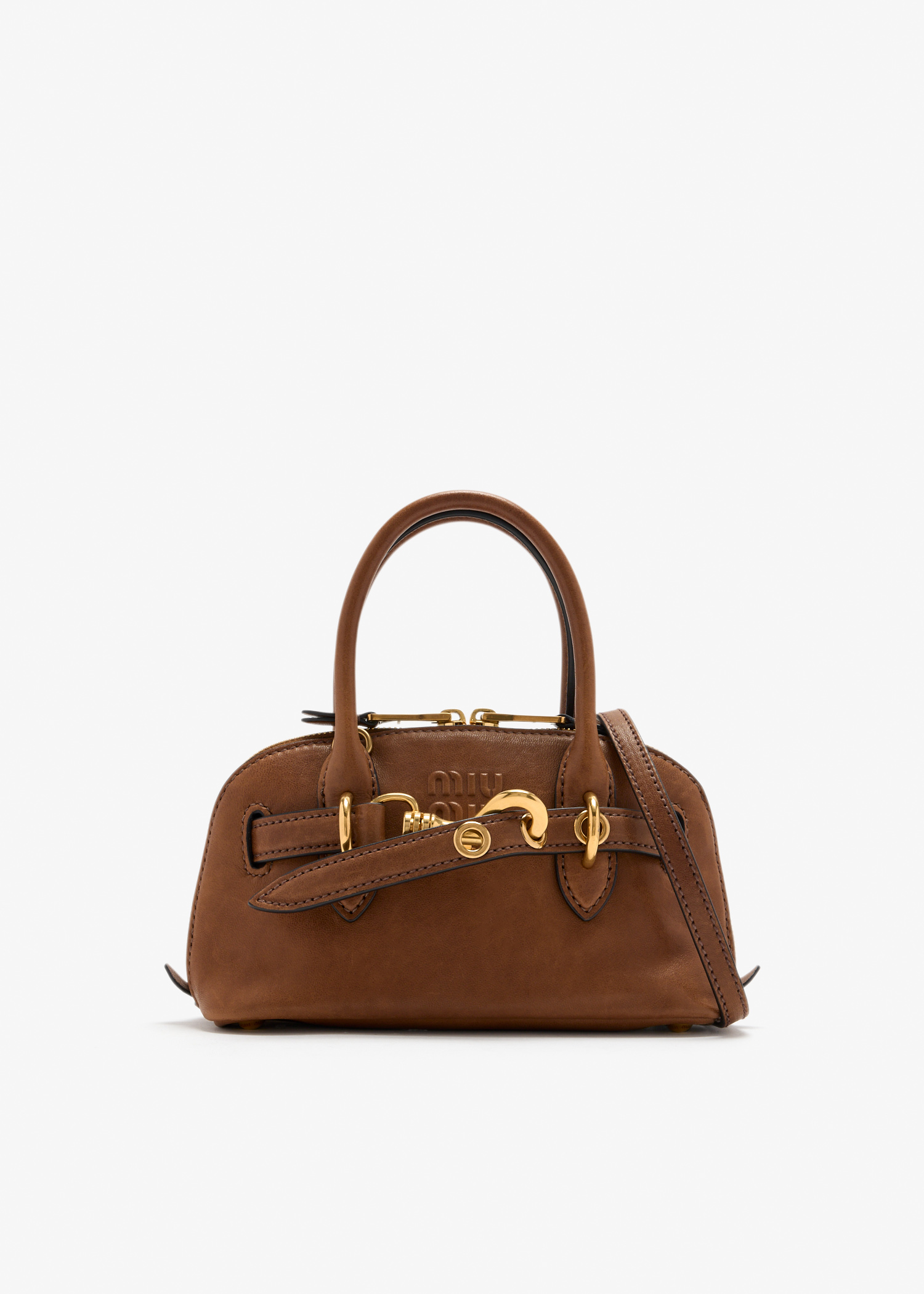 Aventure mini nappa leather bag, Brown
Aventure mini nappa leather bag, Brown