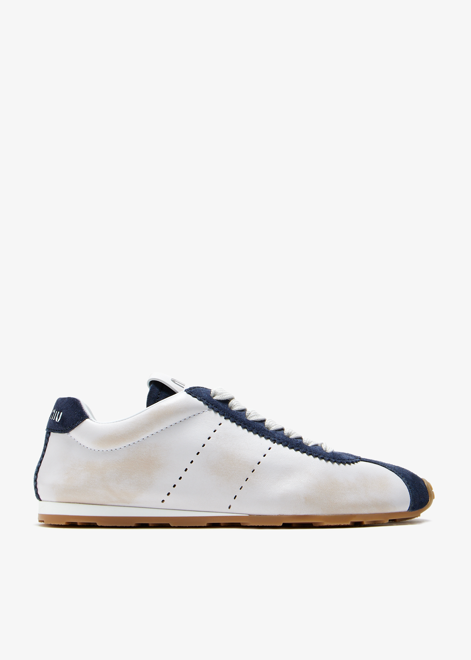 Plume nappa leather and suede sneakers, White
Plume nappa leather and suede sneakers, White