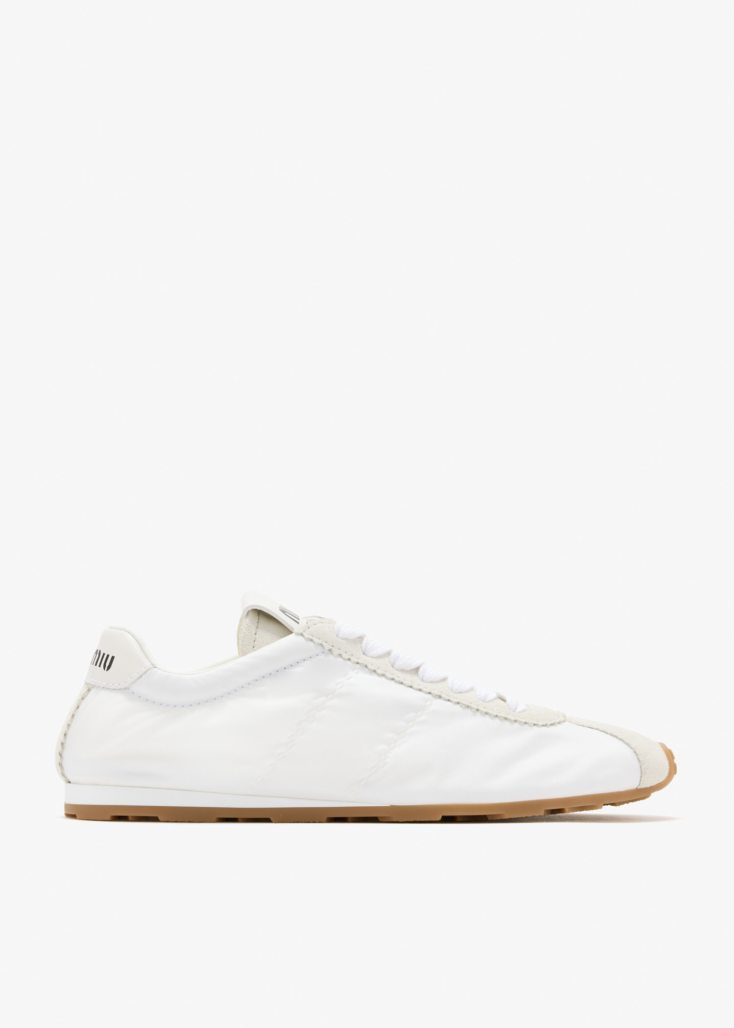 Plume technical fabric and suede sneakers, White
Plume technical fabric and suede sneakers, White