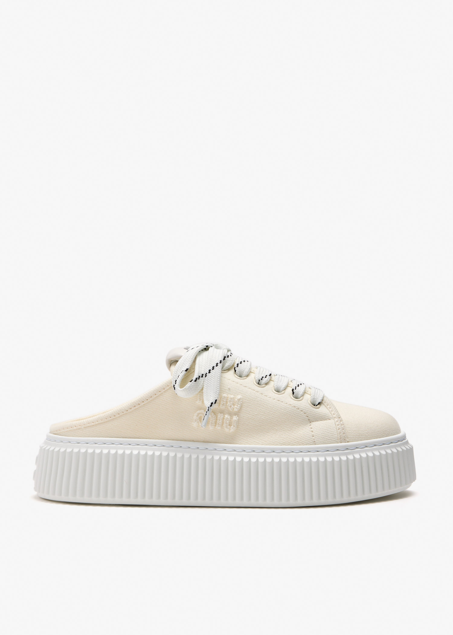 Denim sneaker mules, Cream
Denim sneaker mules, Cream