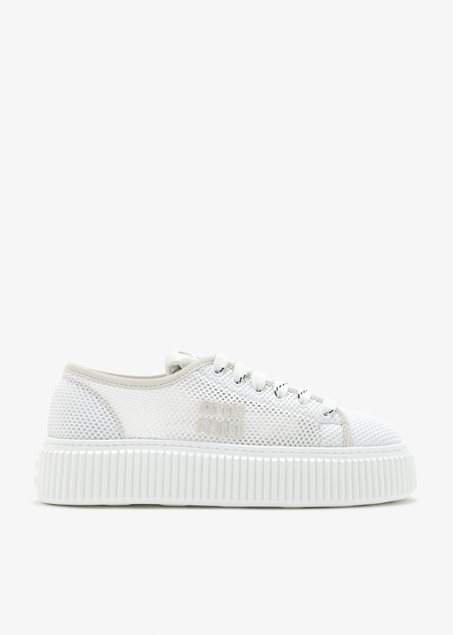 Mesh fabric sneakers, White
Mesh fabric sneakers, White