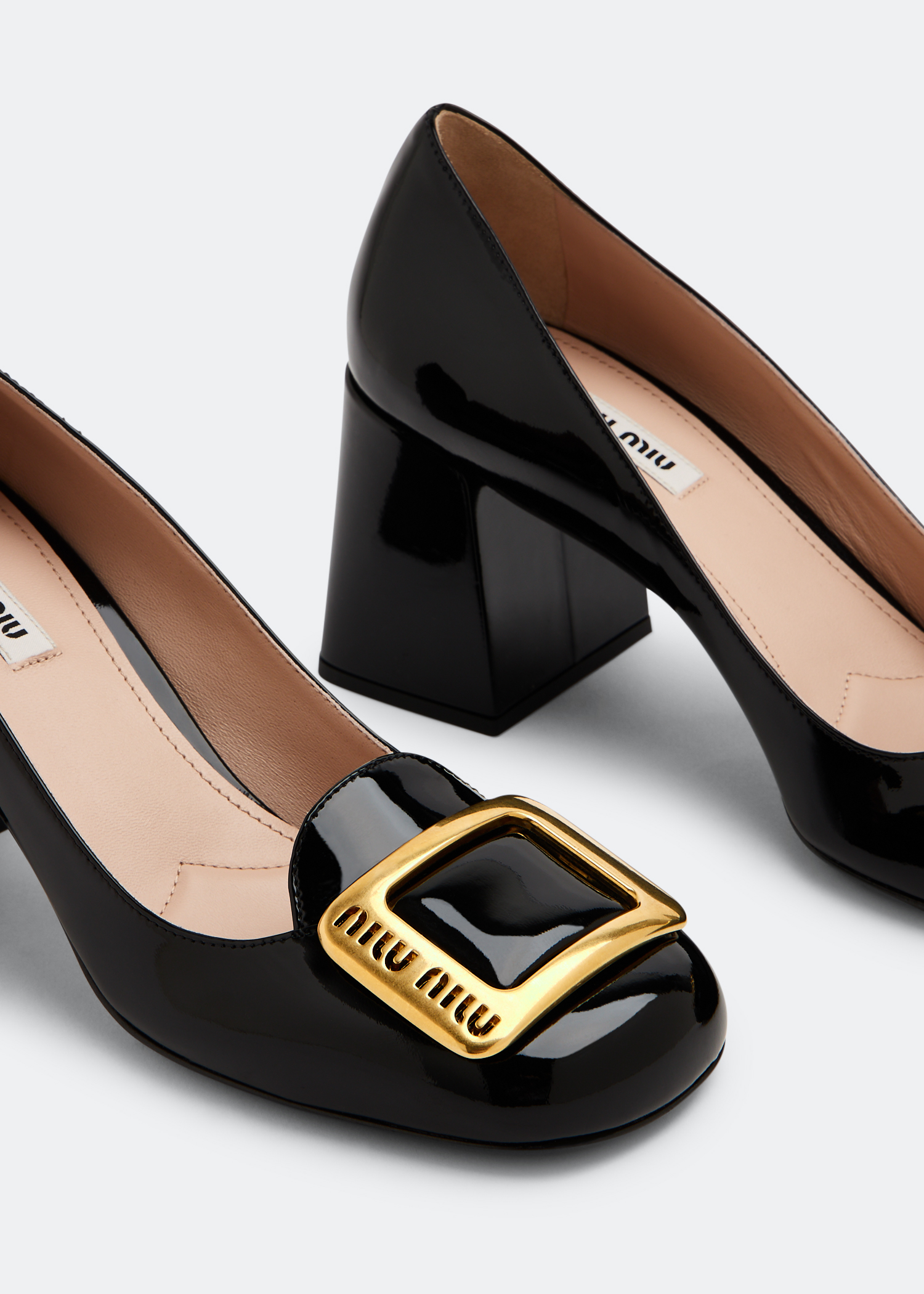 Leather pumps, Black