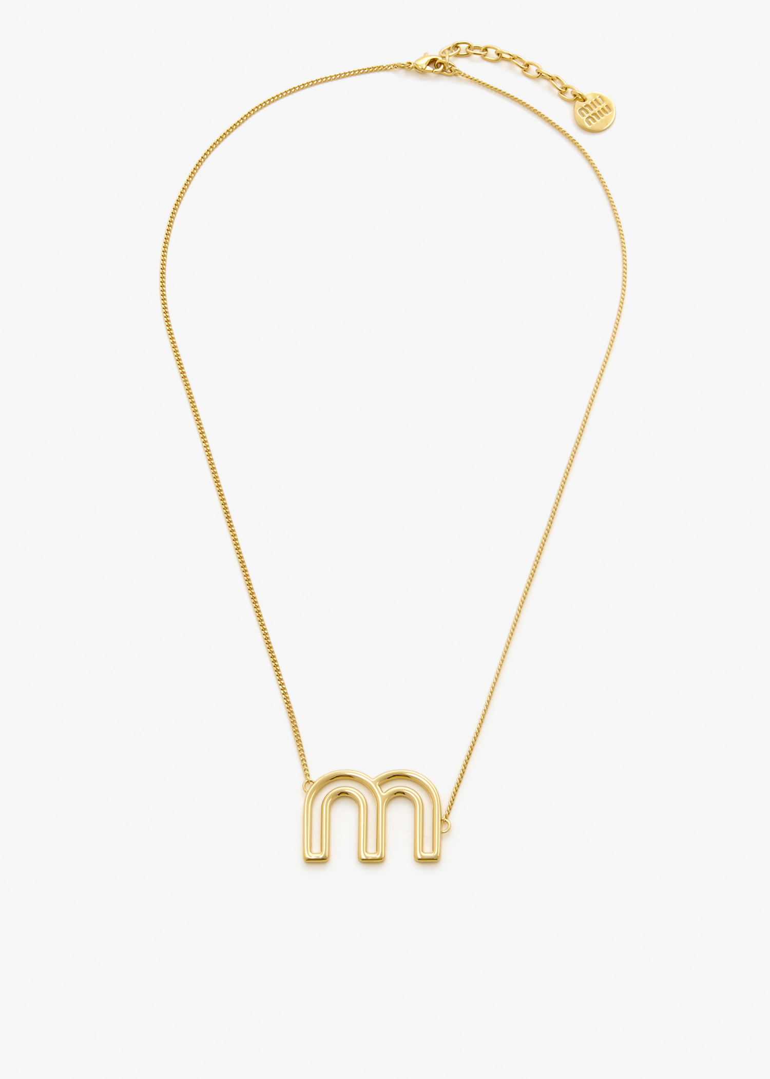 Metal necklace, Gold
Metal necklace, Gold