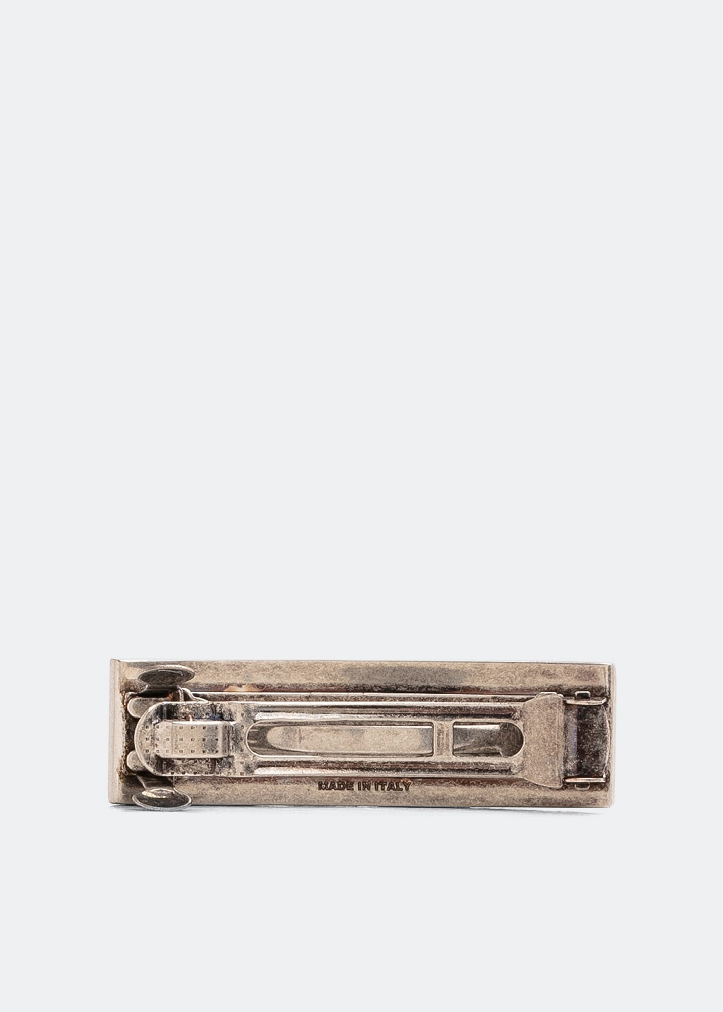 Crystal-embellished clip, Silver