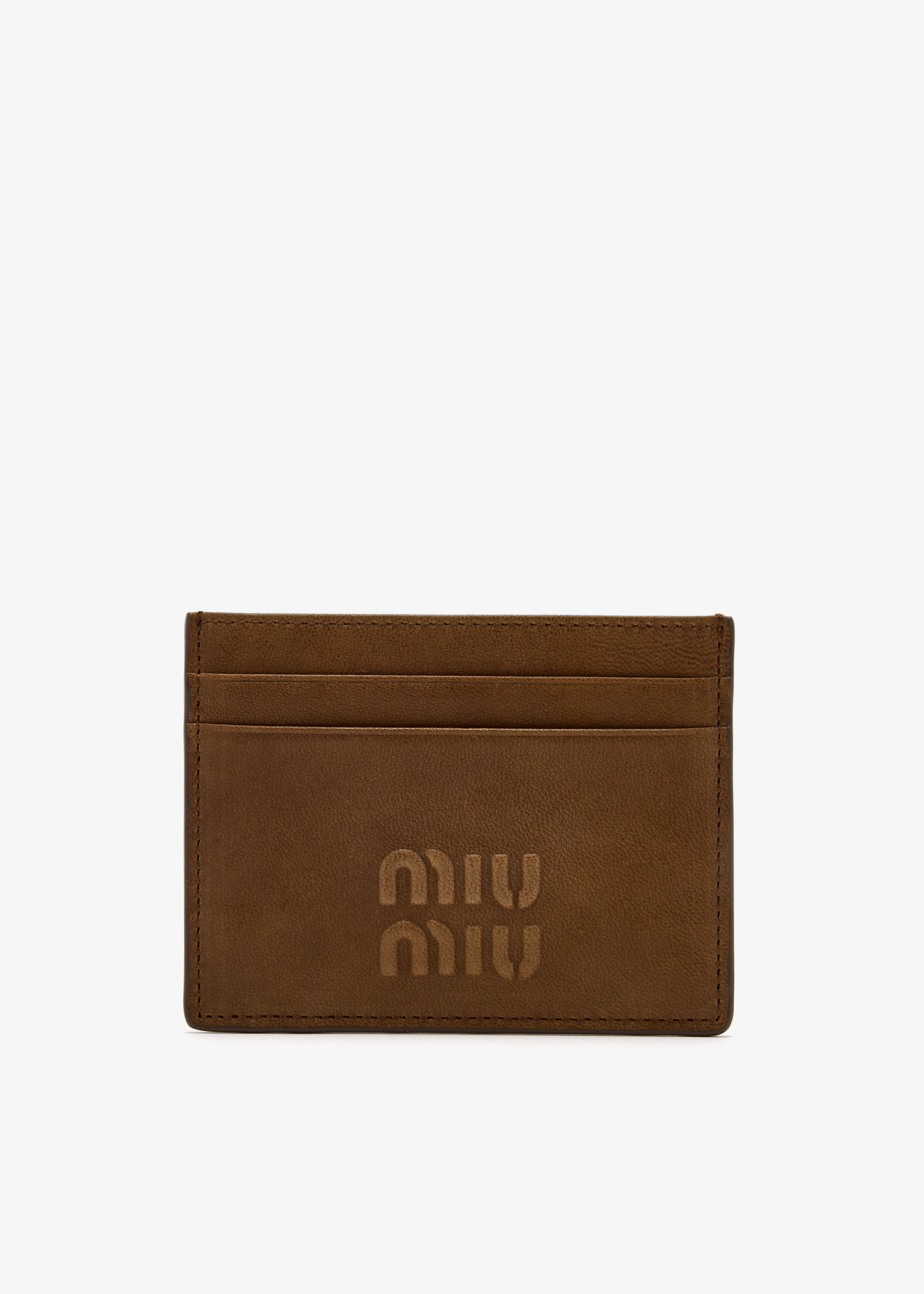 Nappa leather card holder, Brown
Nappa leather card holder, Brown