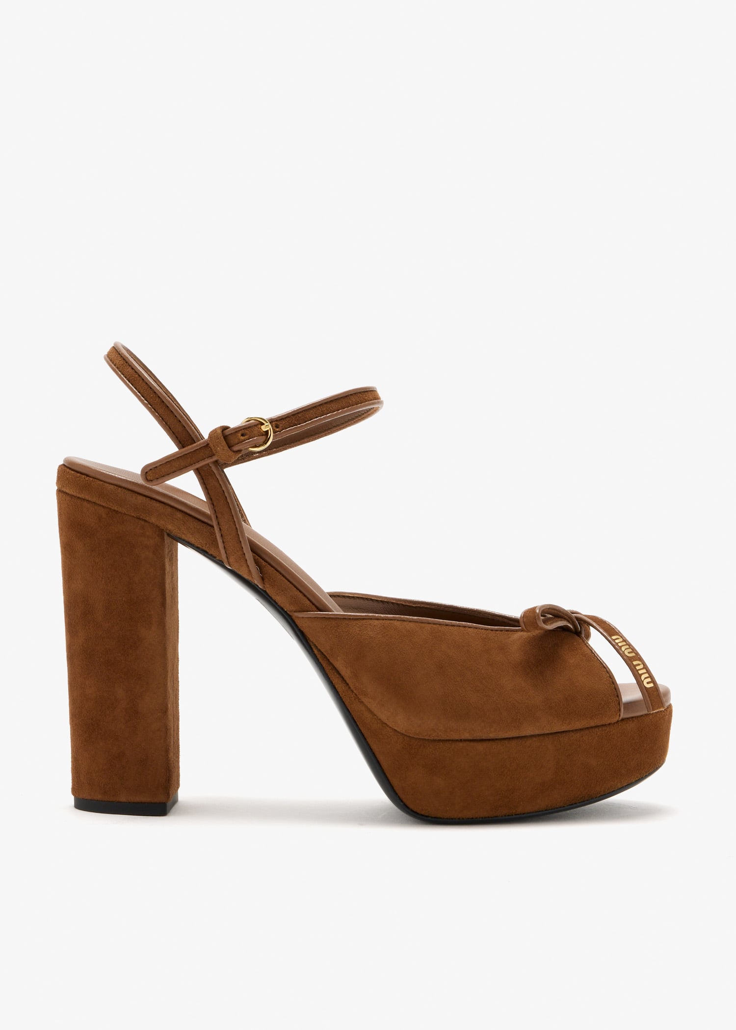 Suede platform sandals, Brown
Suede platform sandals, Brown