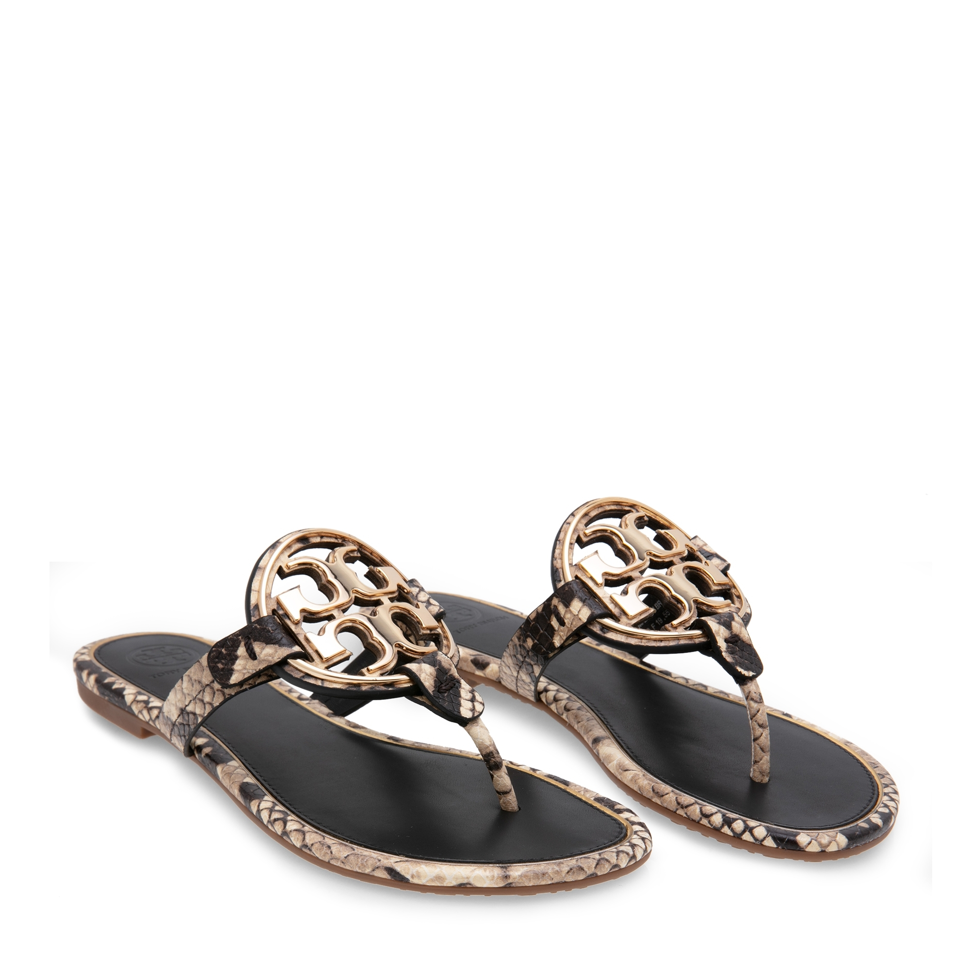 Miller sandals, Gold