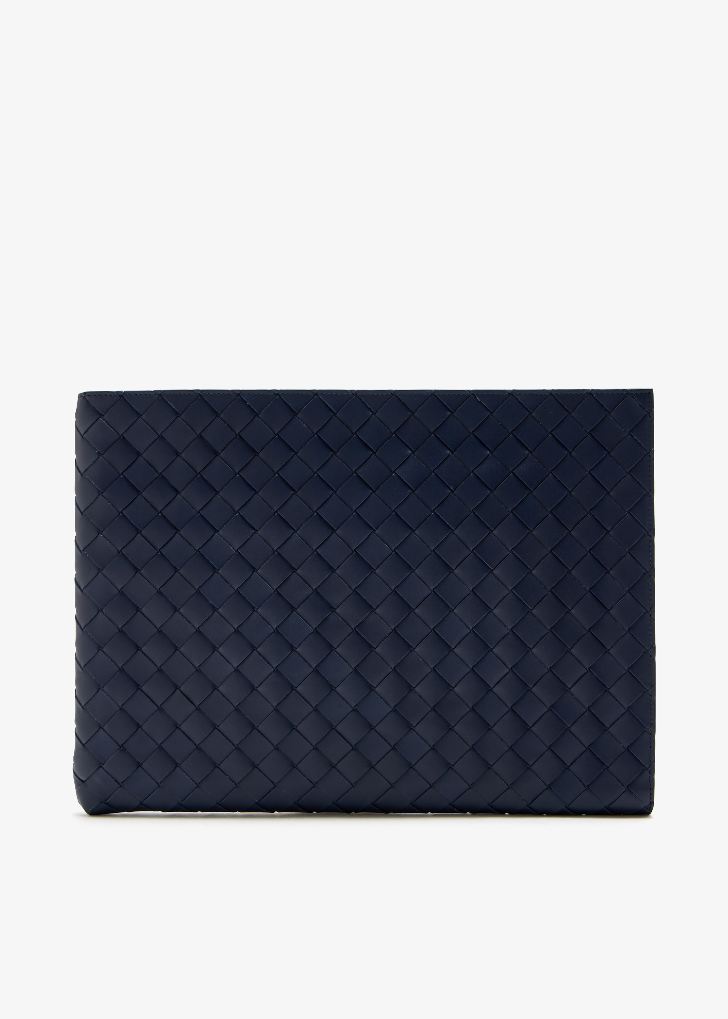 Intrecciato flat pouch, Navy
Intrecciato flat pouch, Navy