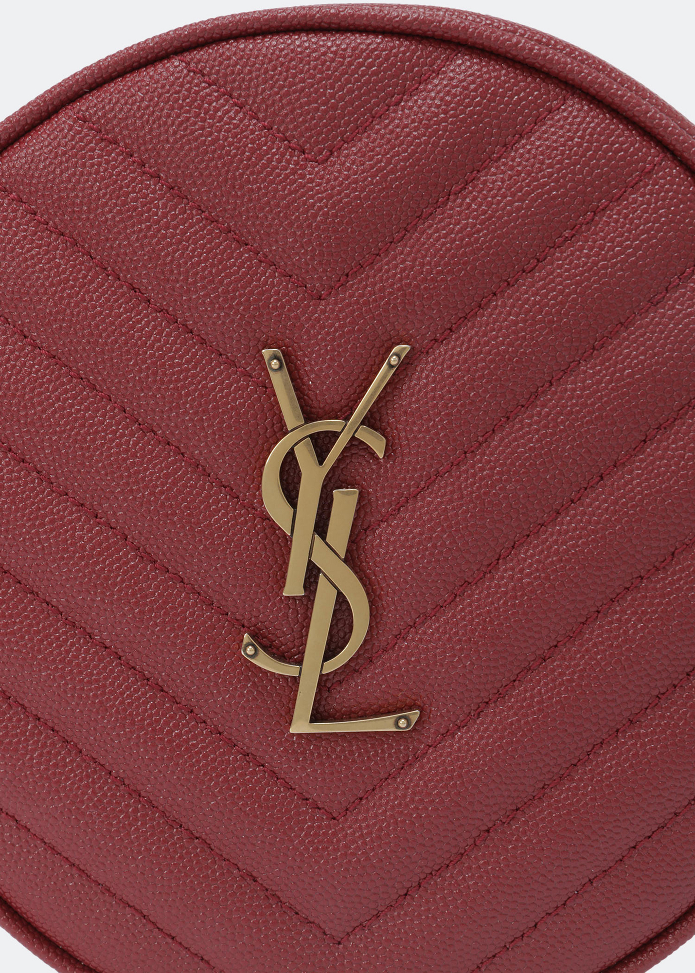 Vinyl chain bag, Red