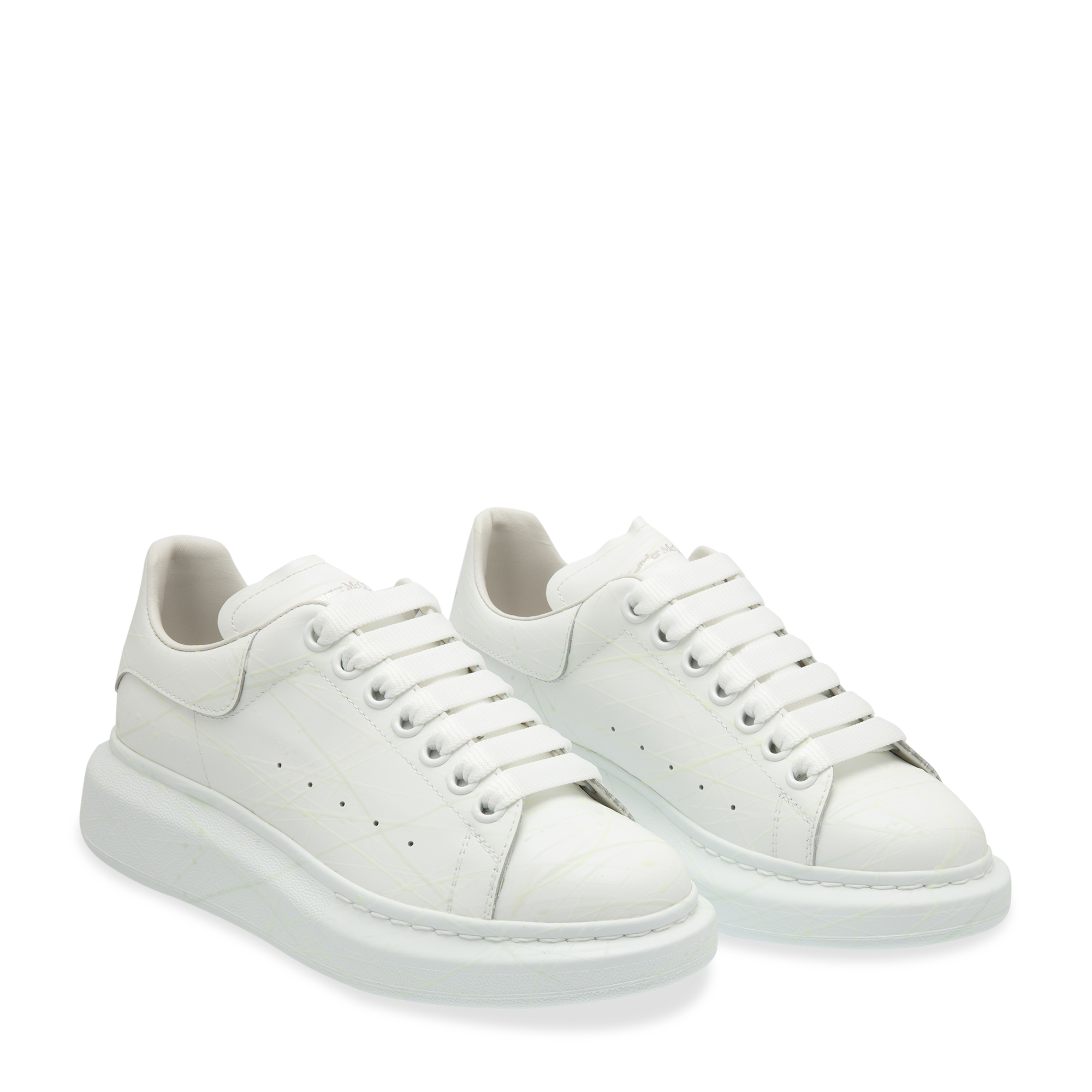 Larry leather sneakers, White