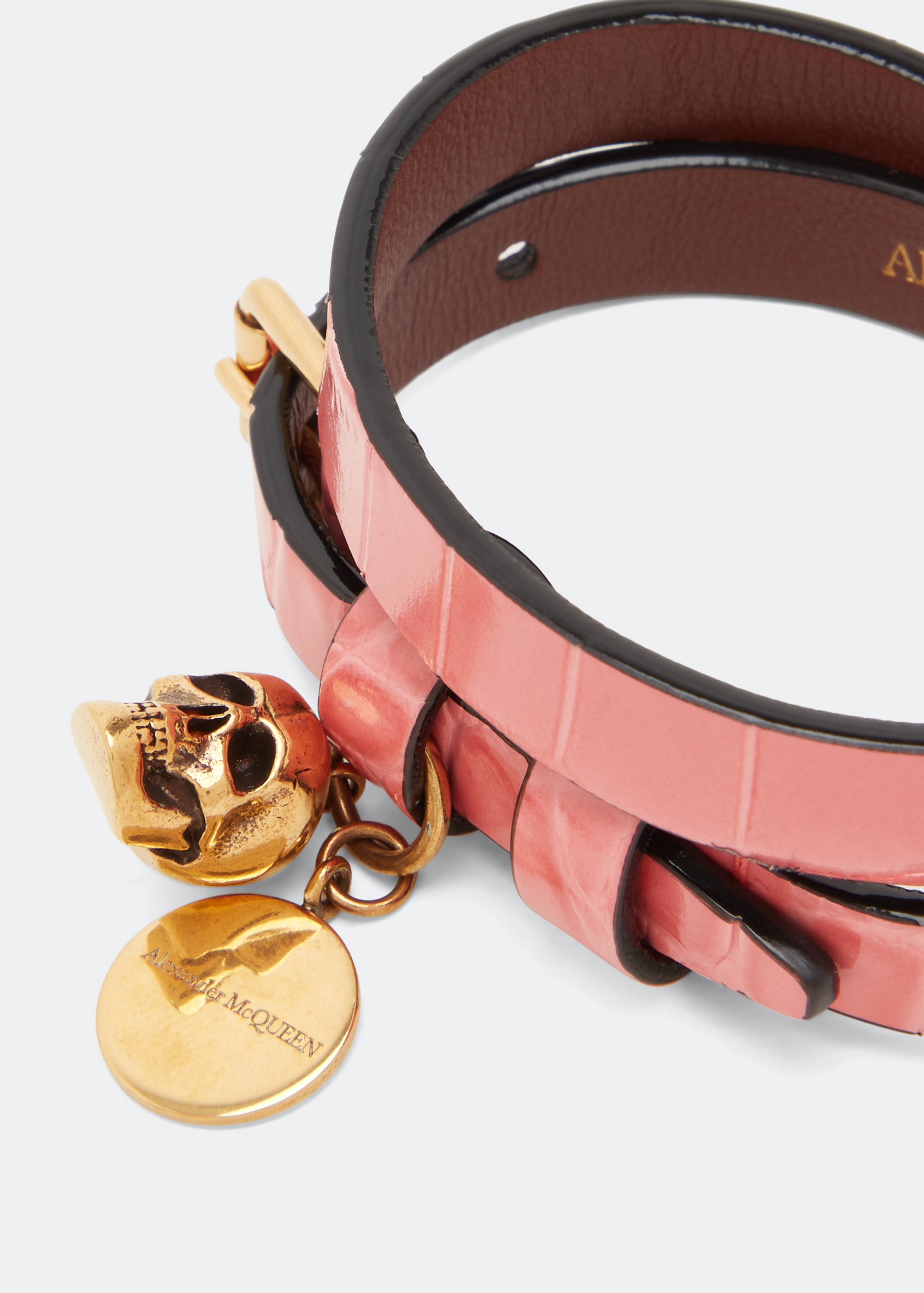 Double wrap bracelet, Pink