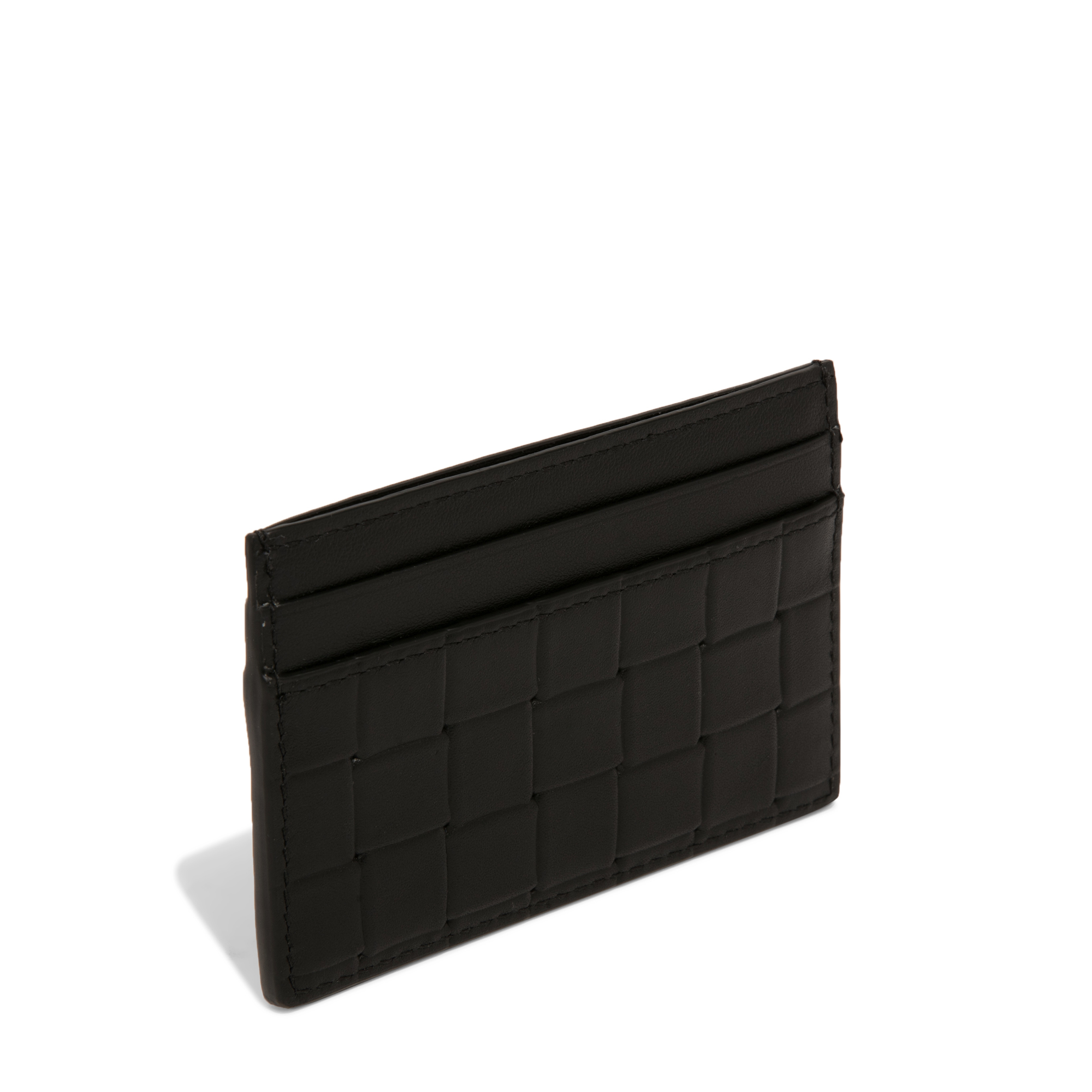 Leather card case, Black