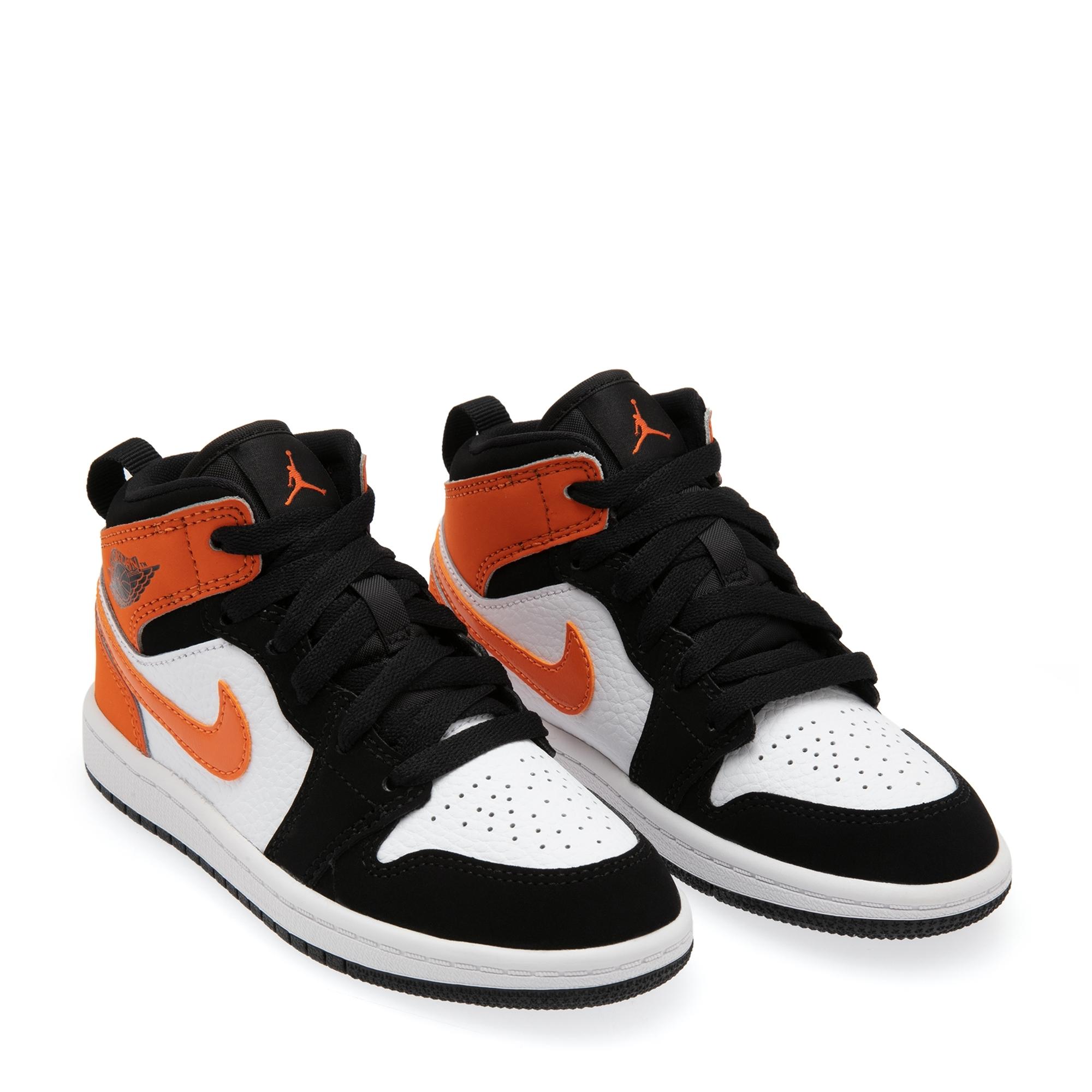 Jordan 1 mid sneakers, Orange