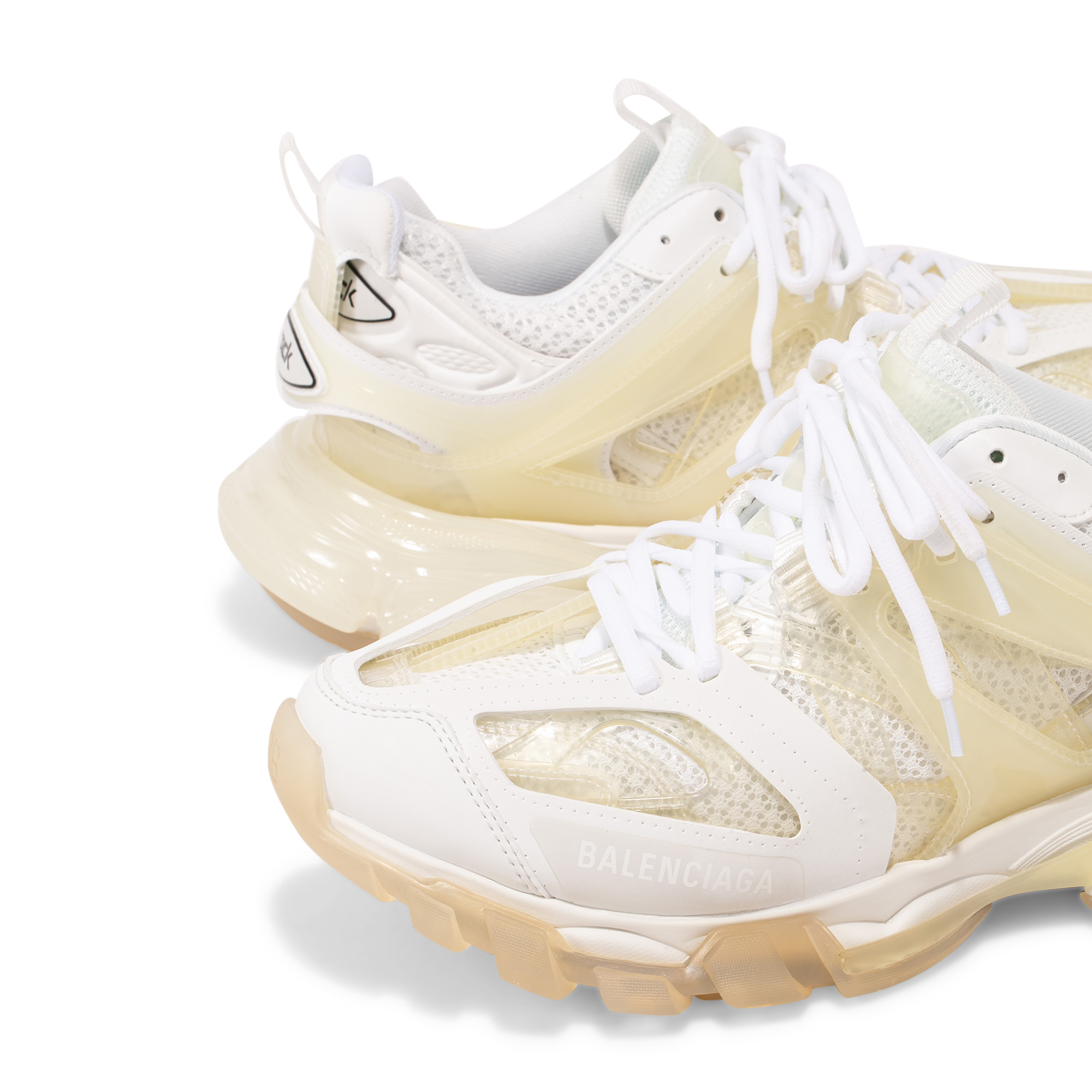 Track sneakers, White