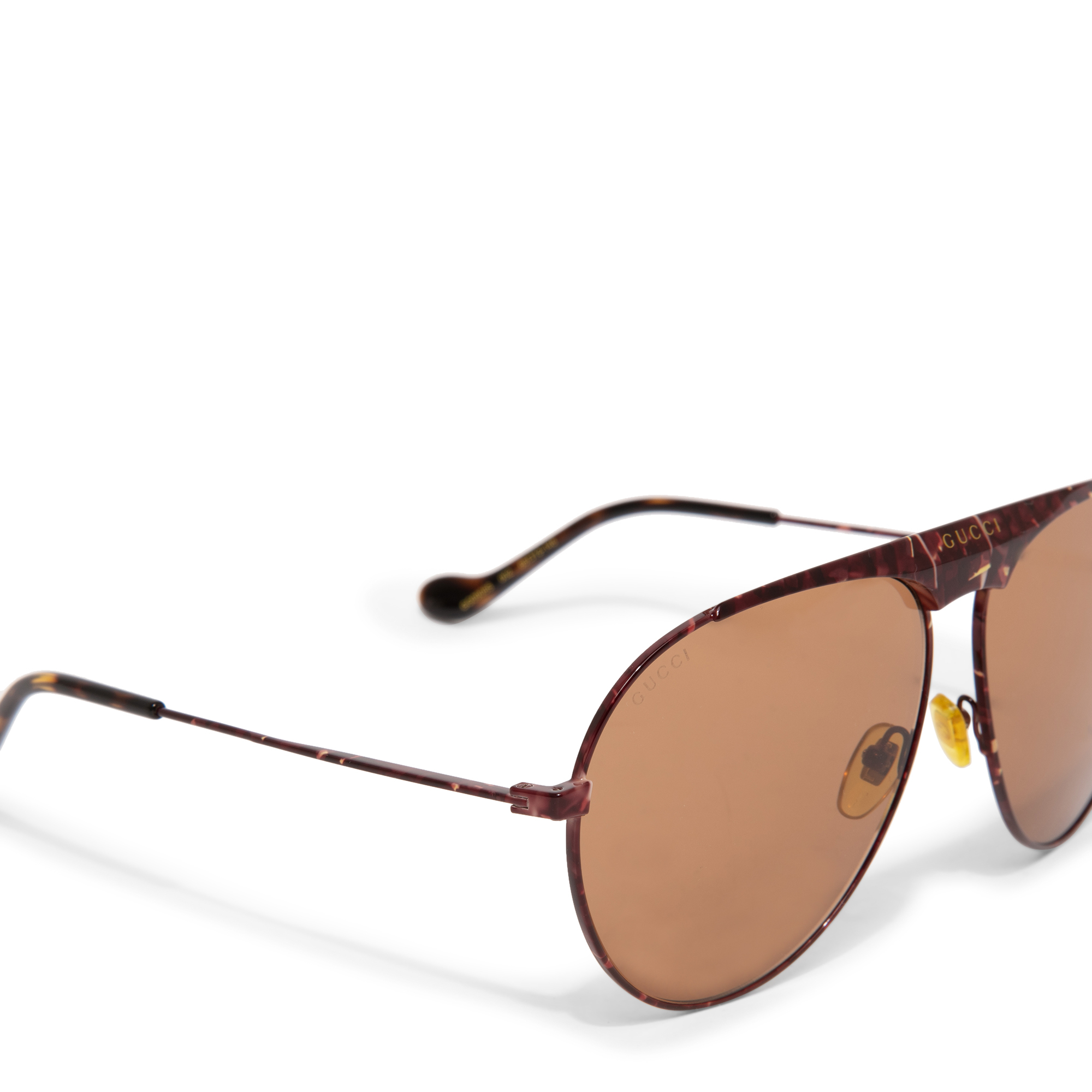 Aviator sunglasses, Brown