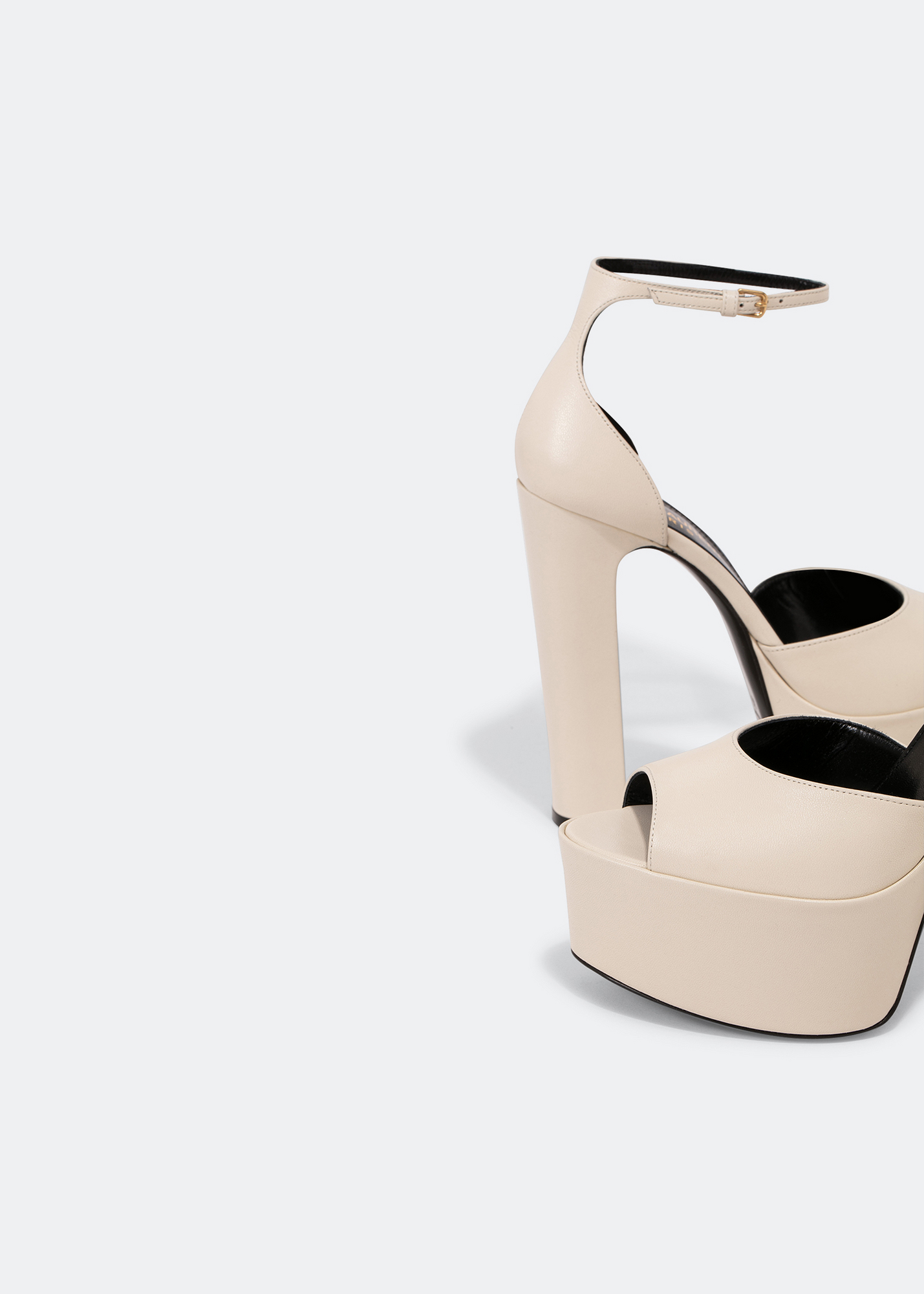 Jodie platform sandals, White