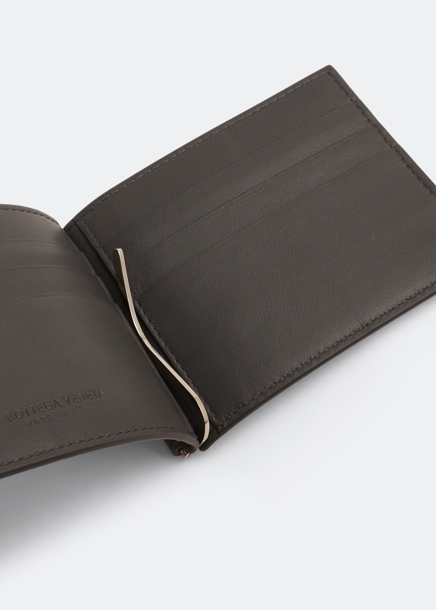 Bill clip wallet, Grey