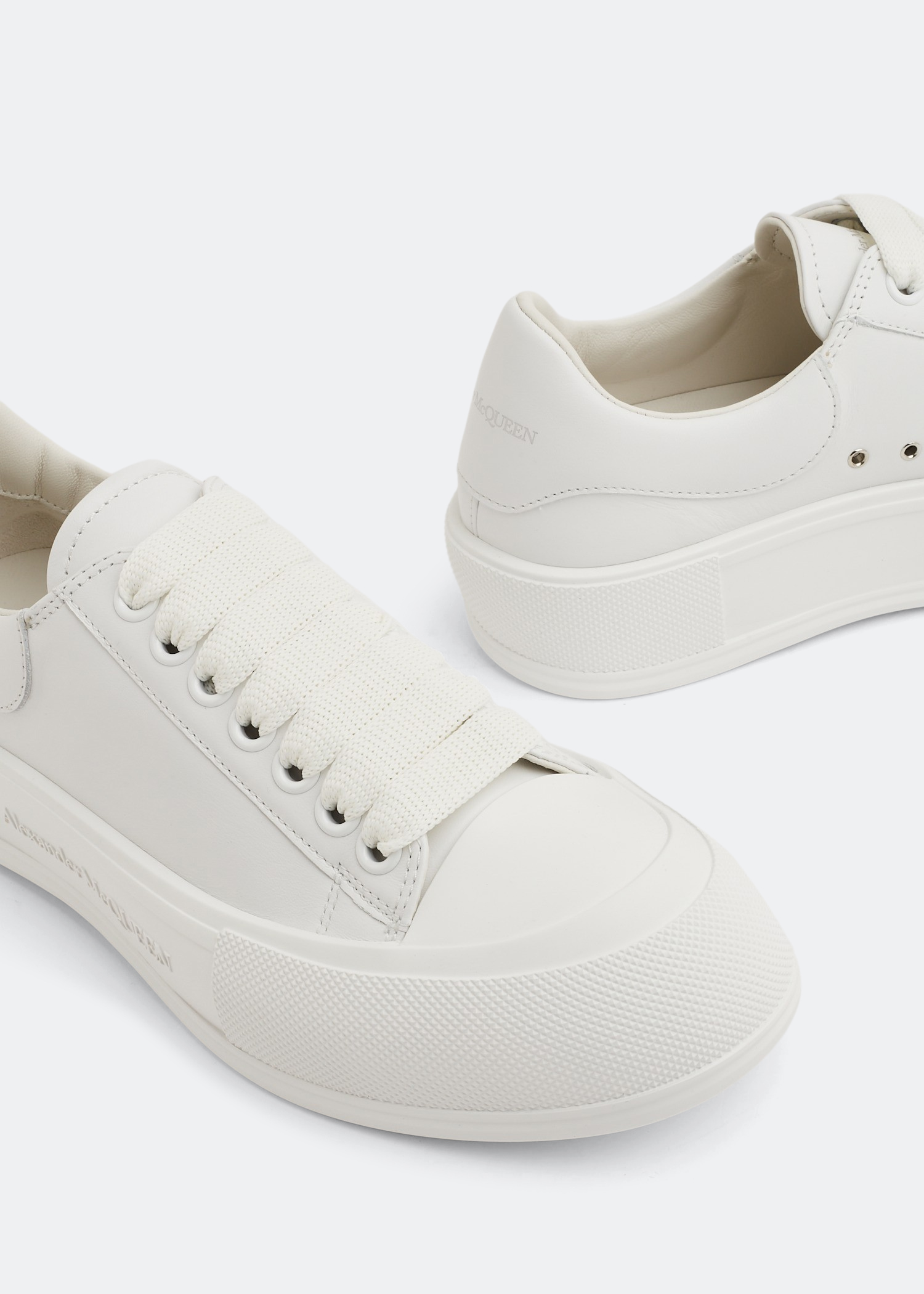 Deck Plimsoll sneakers, White