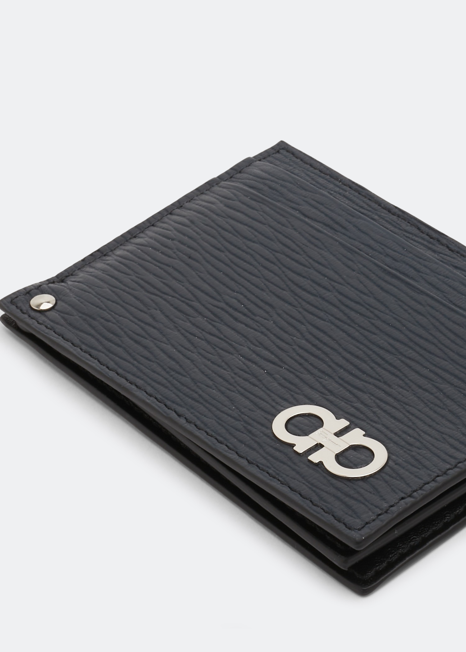 Gancini card holder, Blue