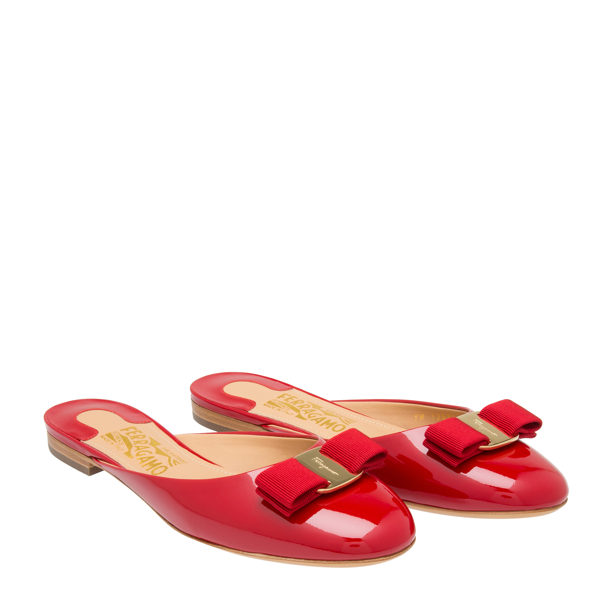 Varina backless flats, Red