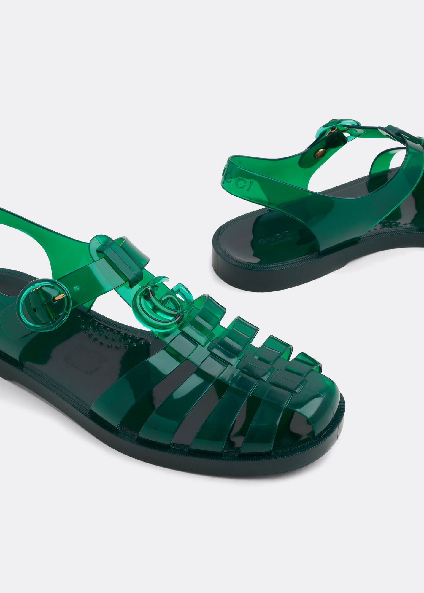 Double G sandals, Green
