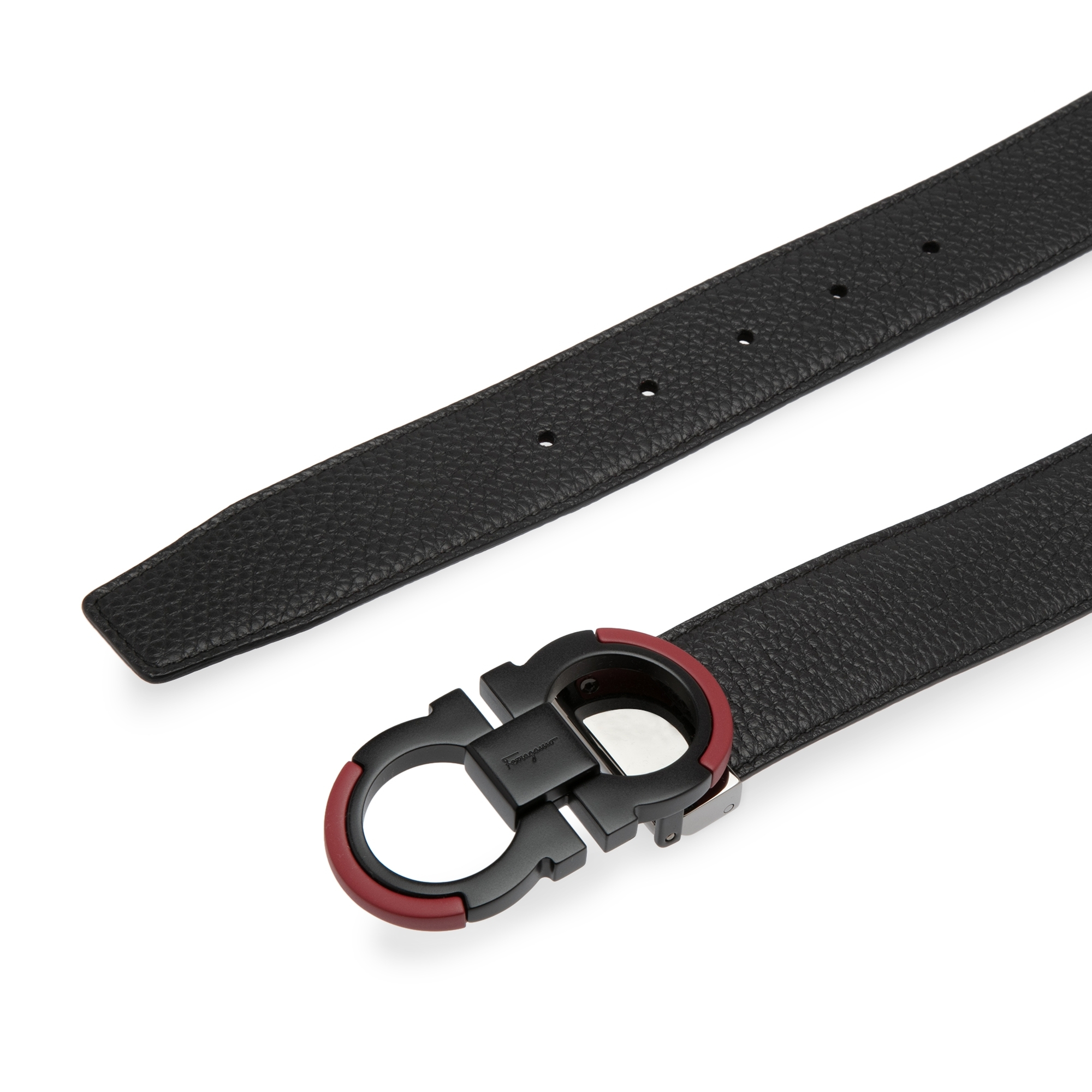 Gancini belt, Black