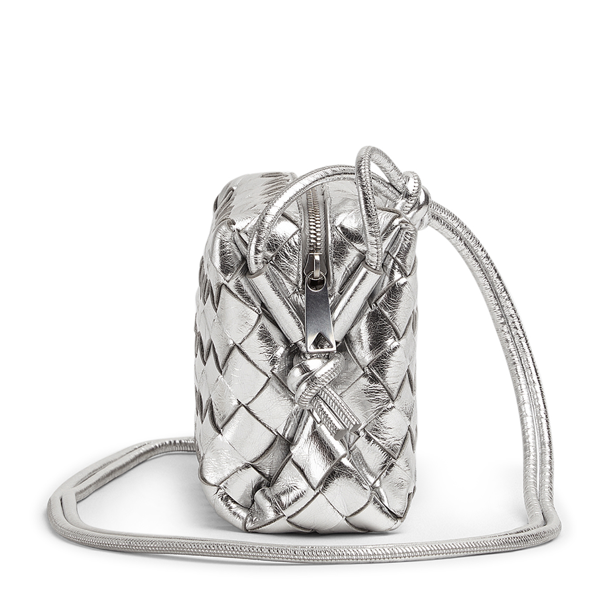 Loop crossbody bag, Silver