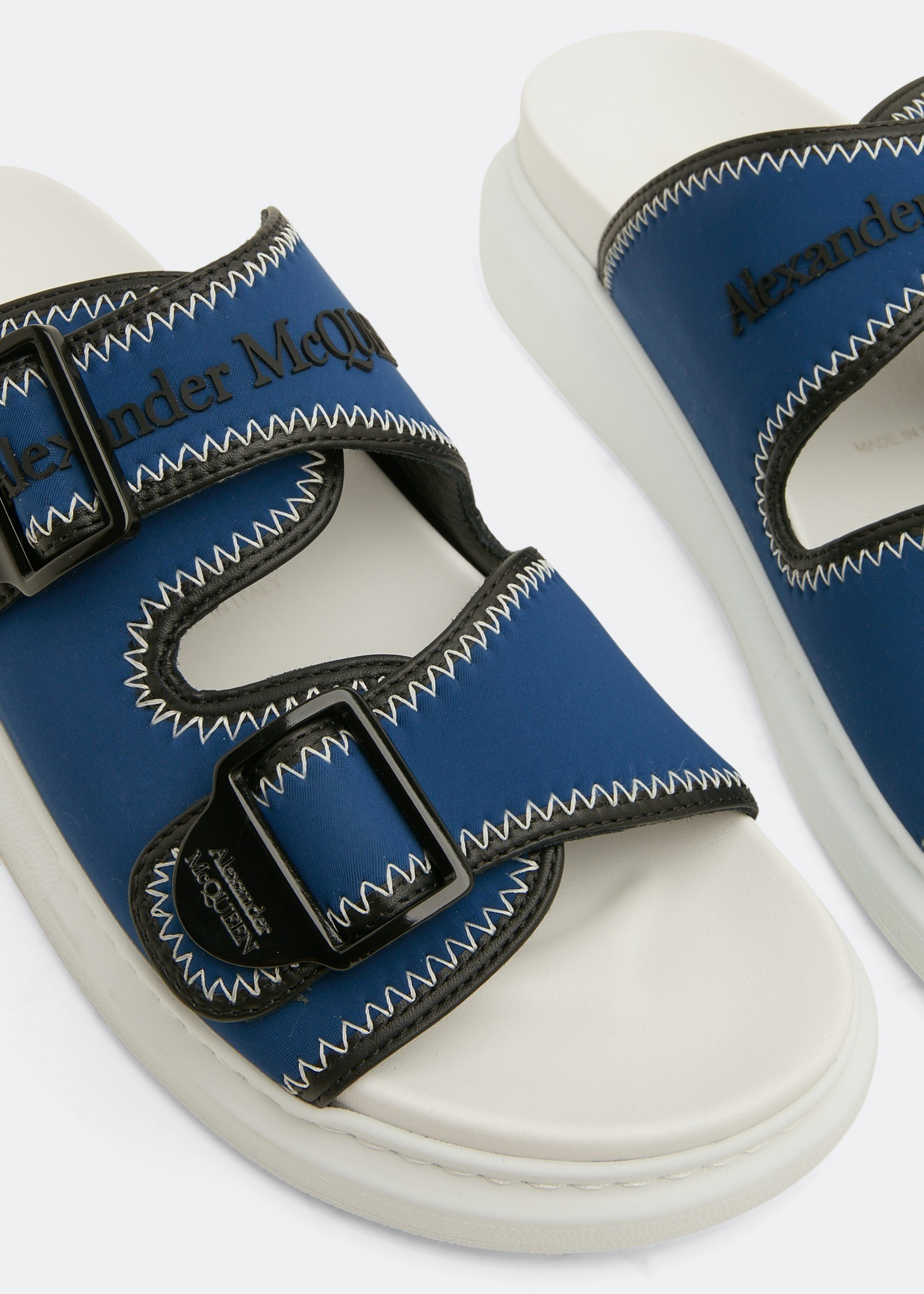 Hybrid slide sandals, Blue