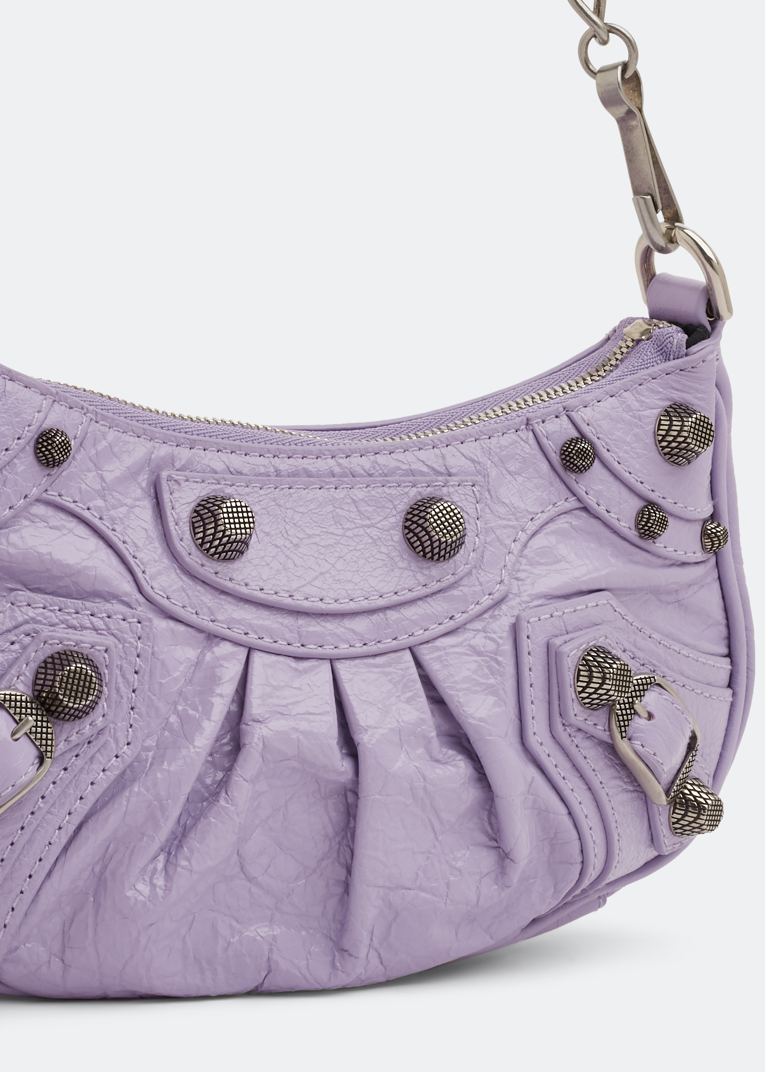 Le Cagole mini chain bag, Purple