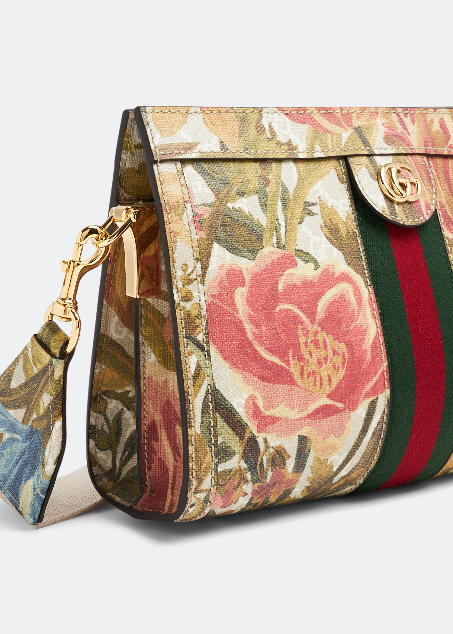 Ophidia GG Flora mini bag, Prints