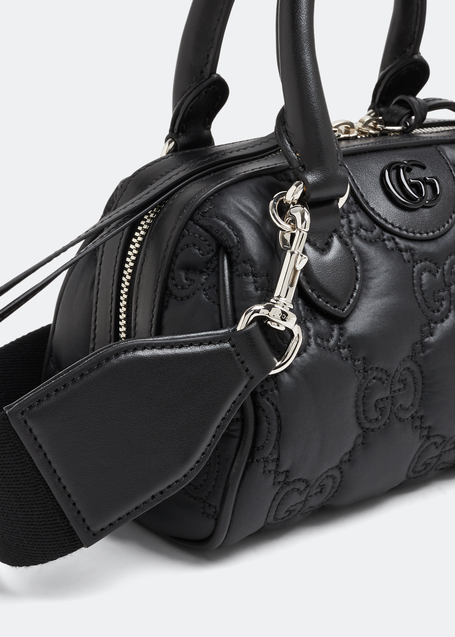 GG Matelassé mini bag, Black
