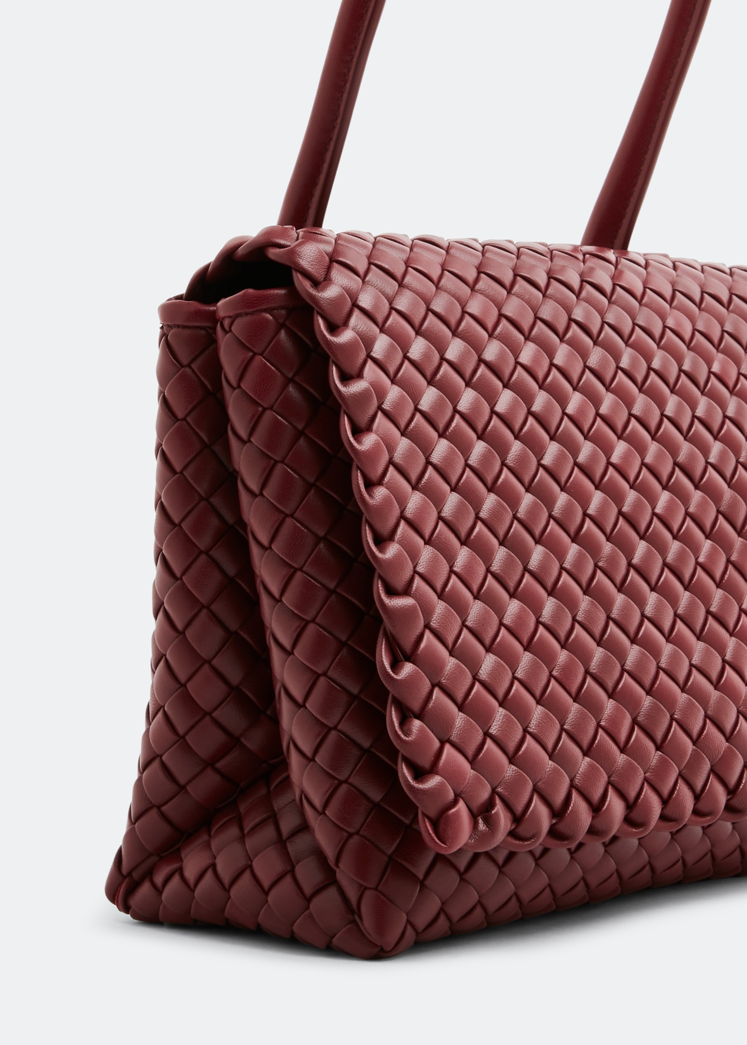 Patti top-handle bag, Burgundy