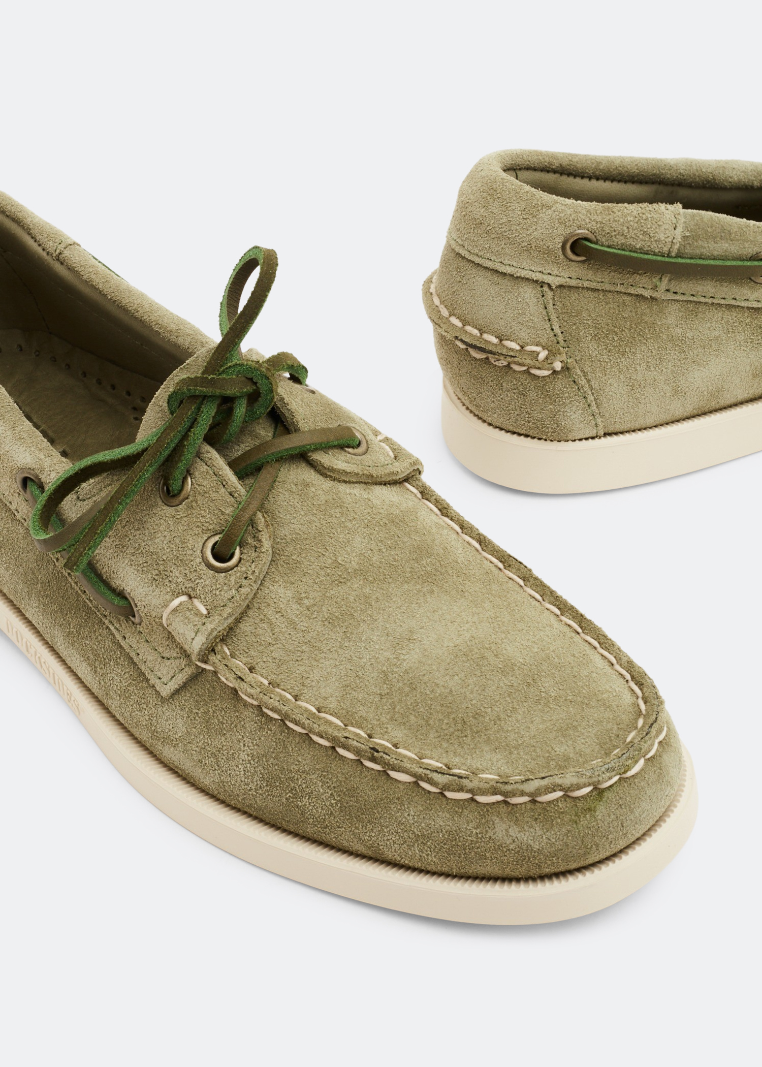 Portland Flesh Out boat shoes, Green