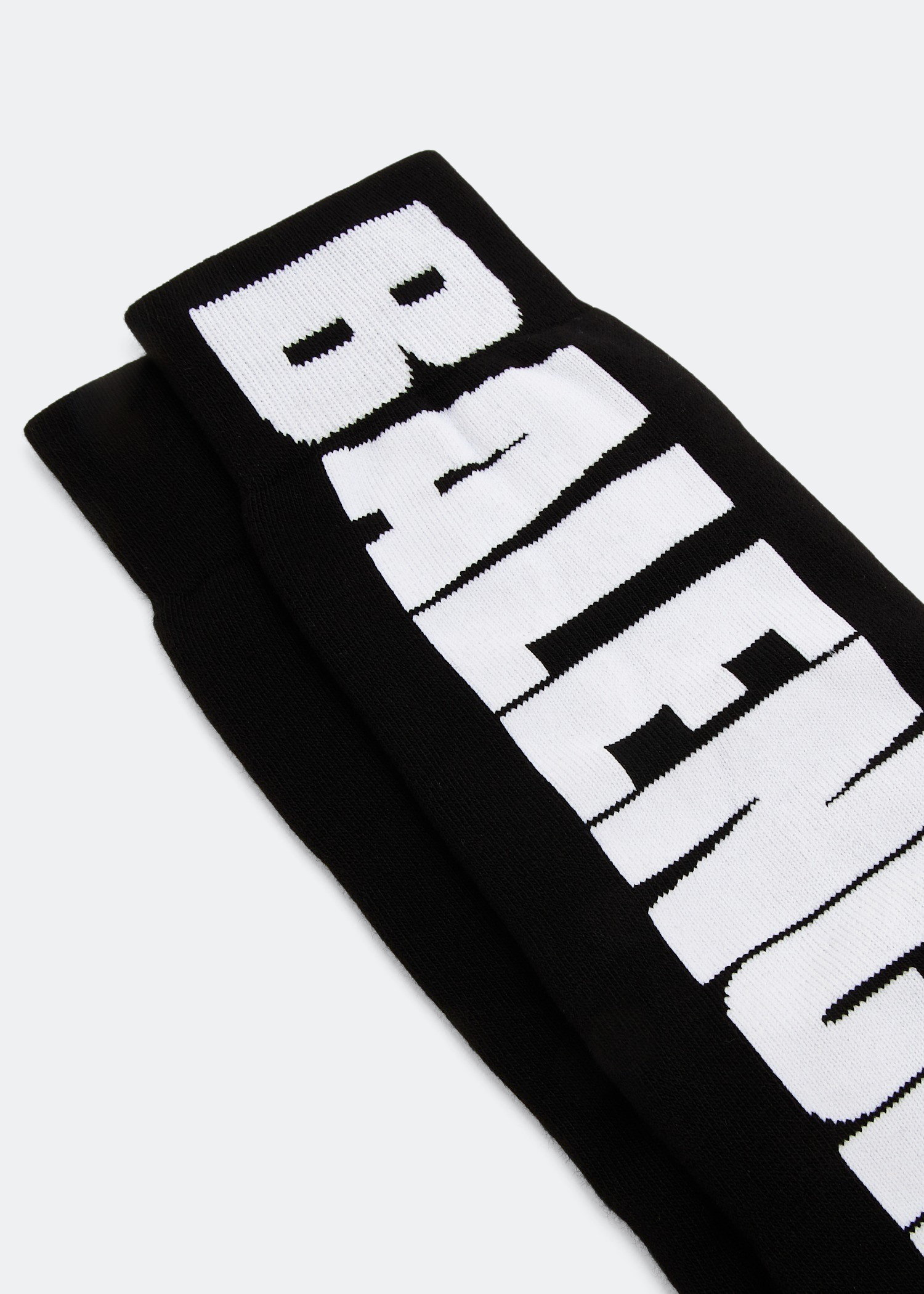 Logo socks, Black