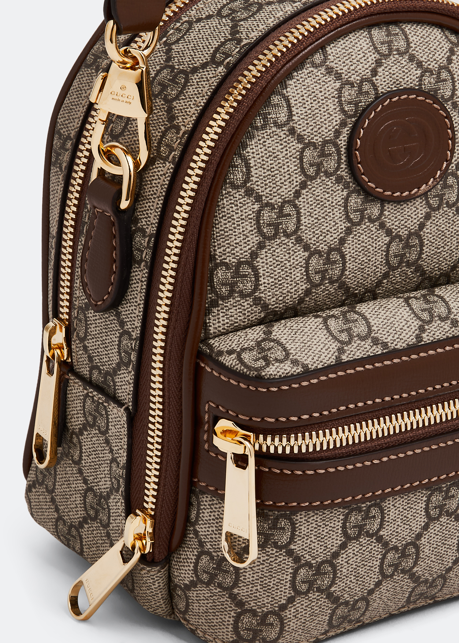 Interlocking G multi-function bag, Beige