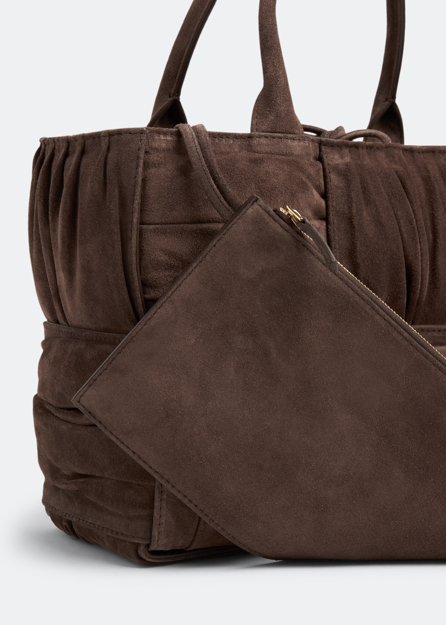 Small Arco tote bag, Brown