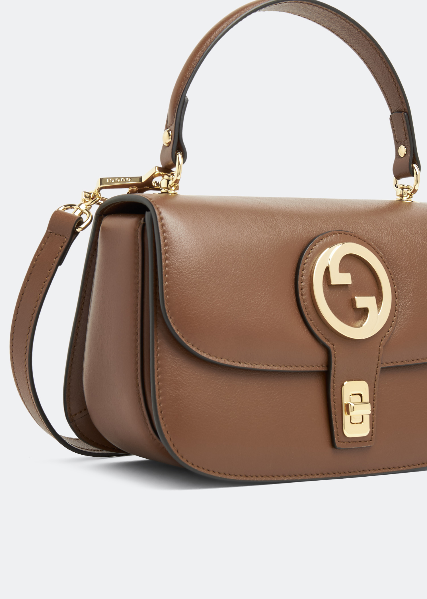 Blondie small top handle bag, Brown