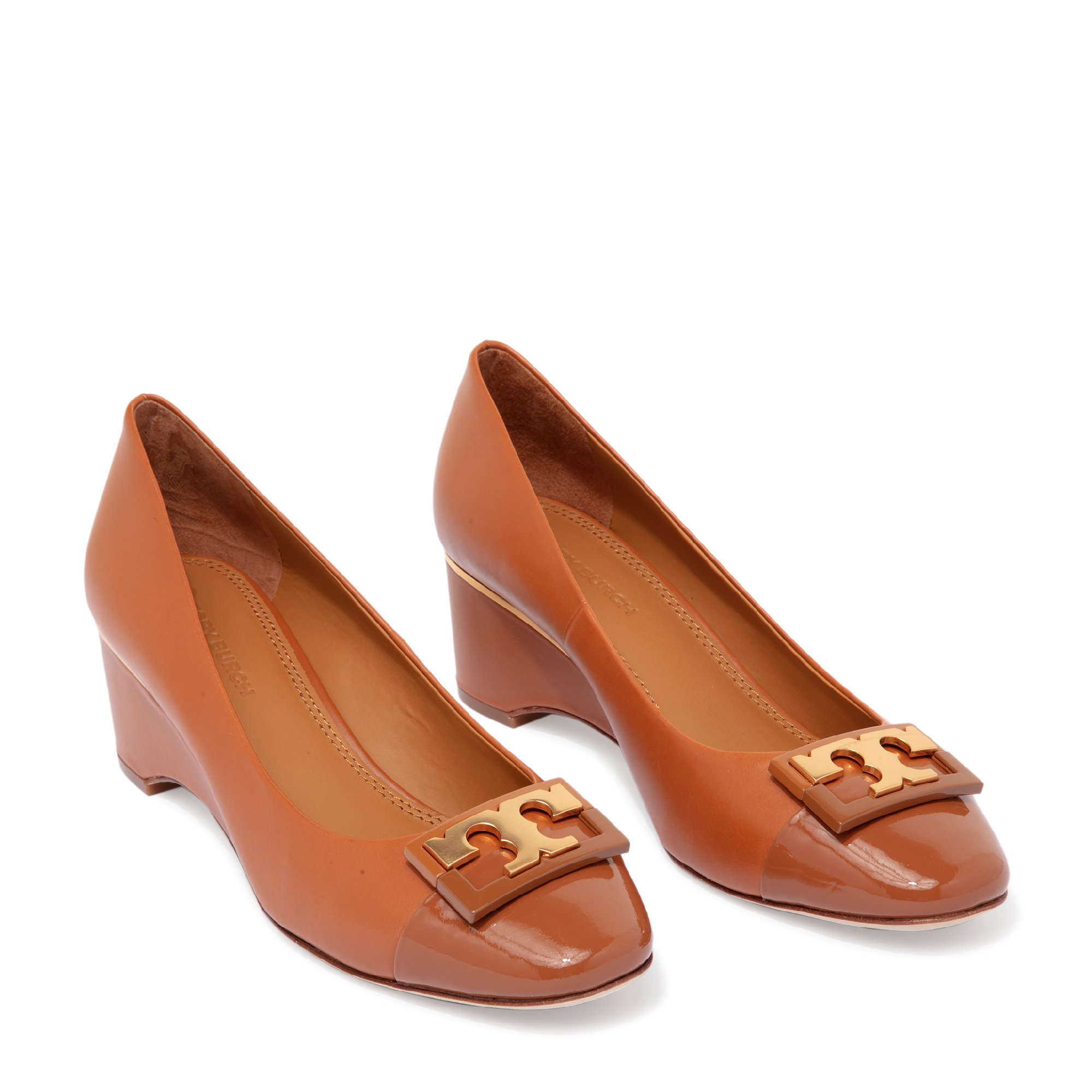 Gigi wedge pumps, Brown