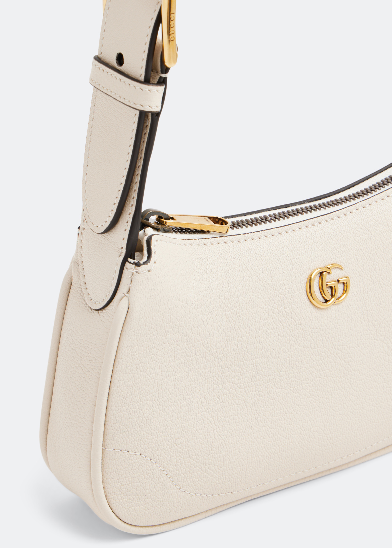 Aphrodite Double G shoulder bag, White