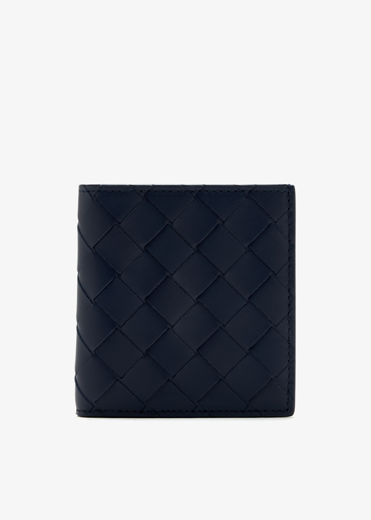 Intrecciato slim bi-fold wallet, Navy
Intrecciato slim bi-fold wallet, Navy