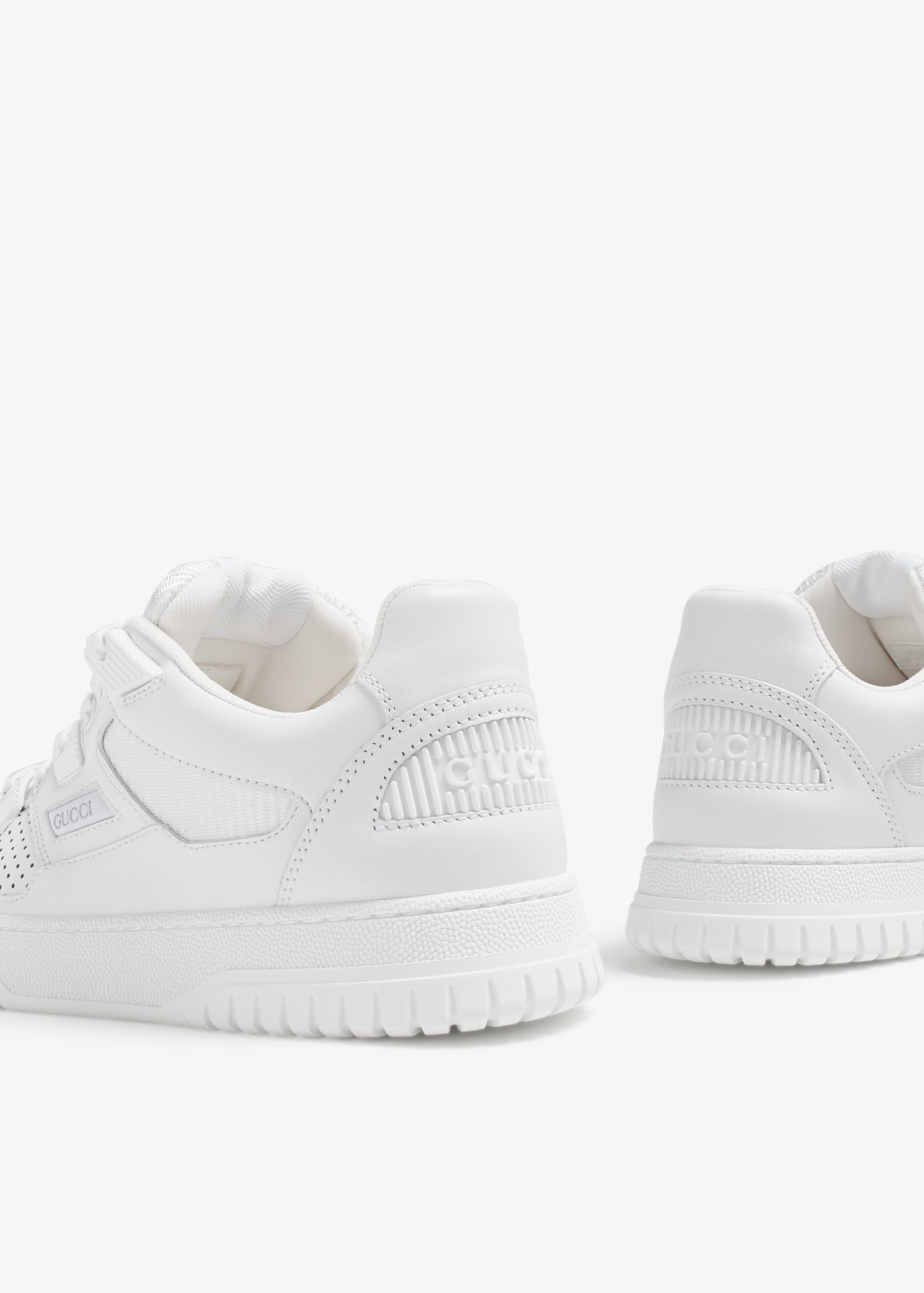 Leather sneakers, White