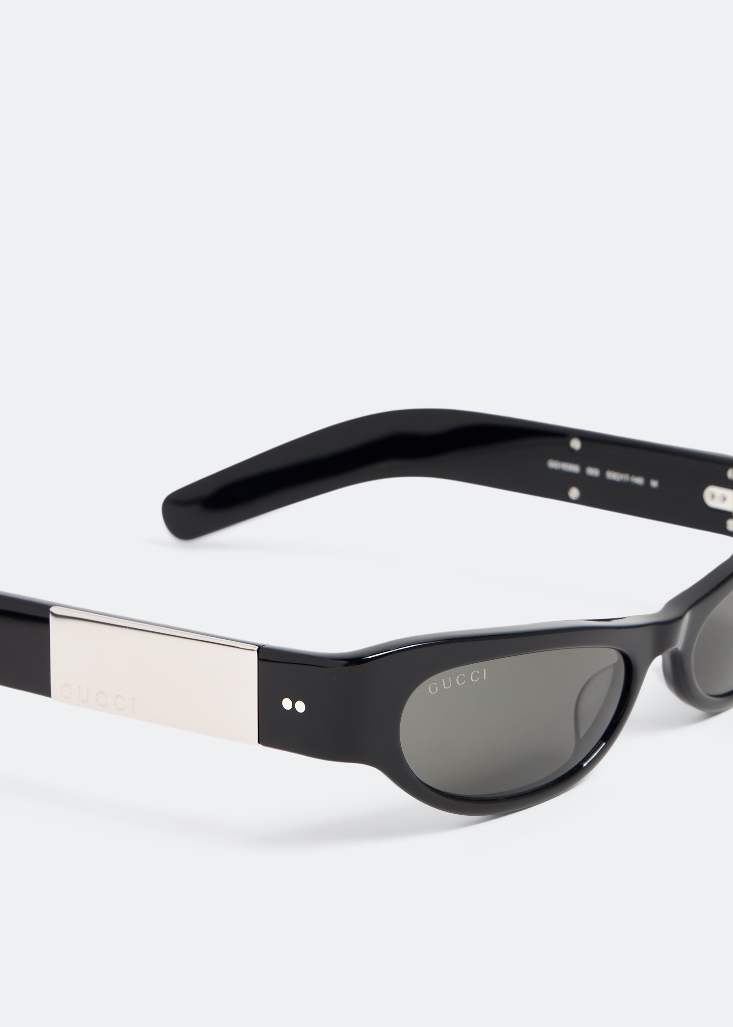 Cat-eye frame sunglasses, Grey