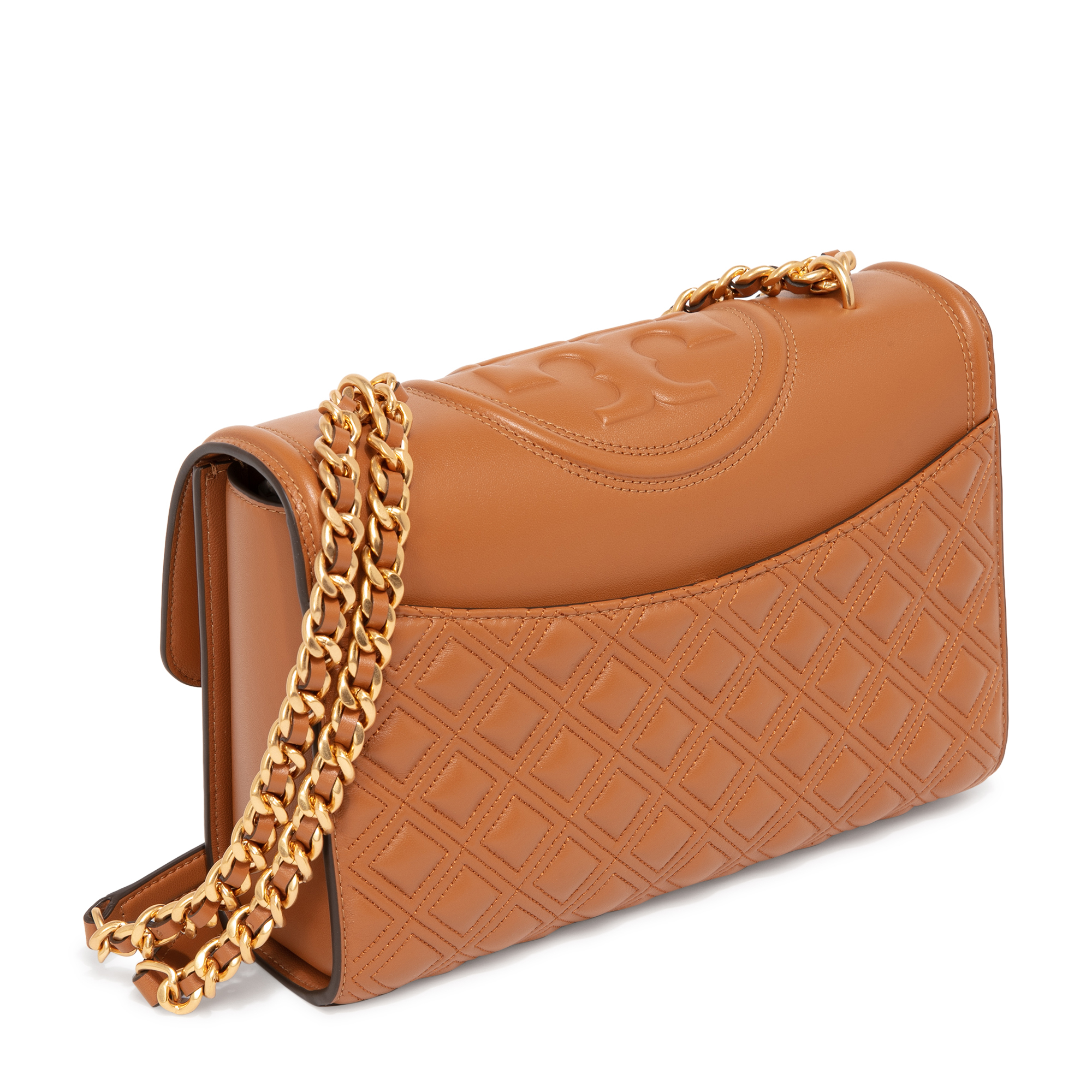 Fleming convertible shoulder bag, Brown