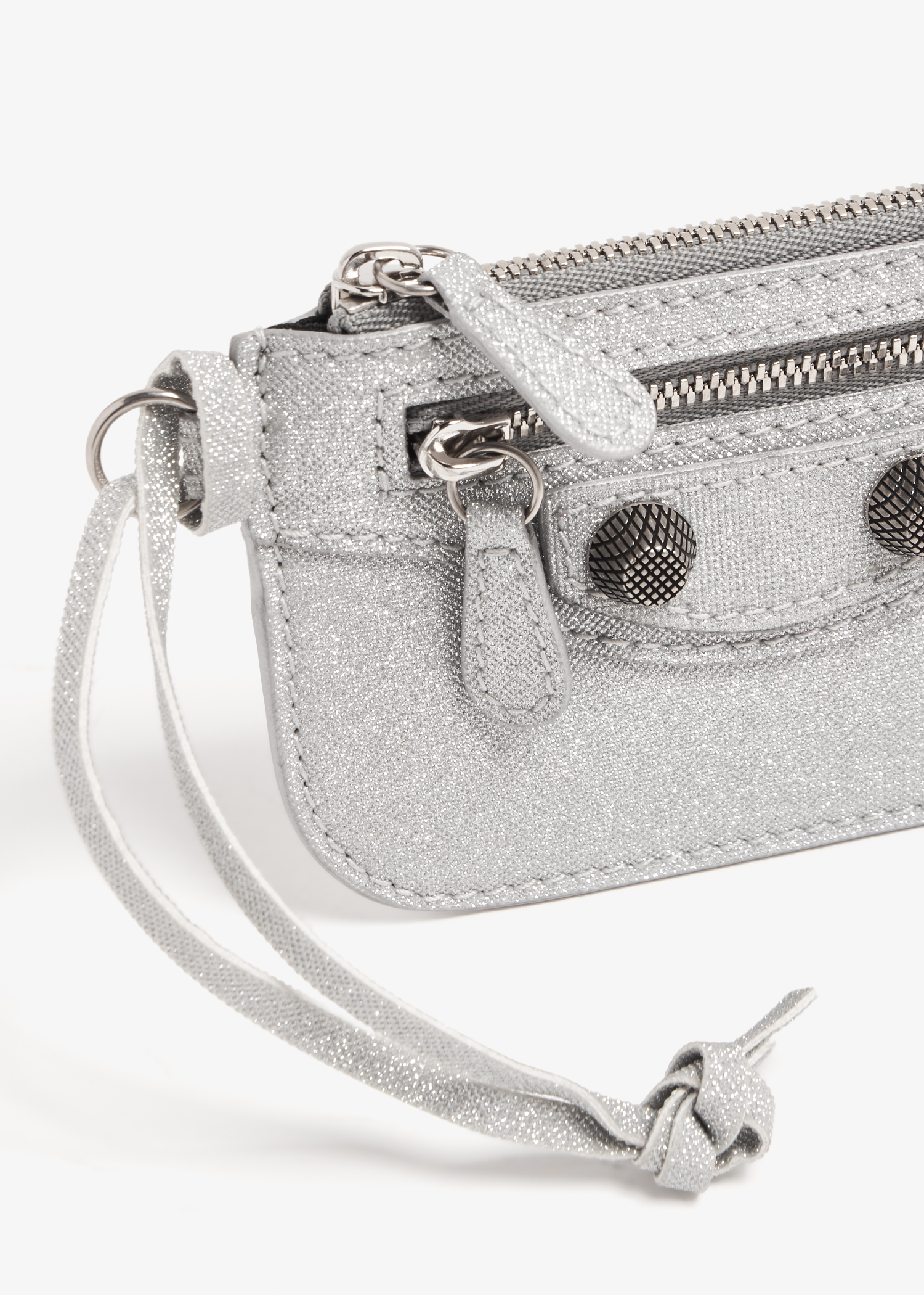 Le Cagole coin purse, Silver