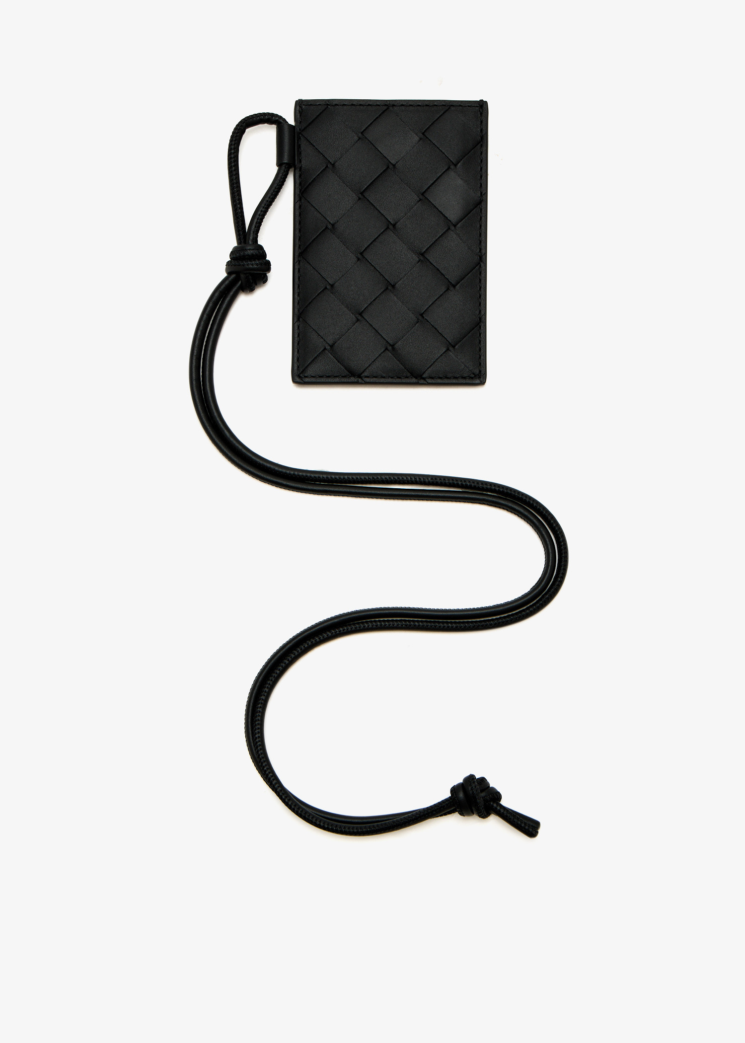 Intrecciato badge holder, Black
Intrecciato badge holder, Black